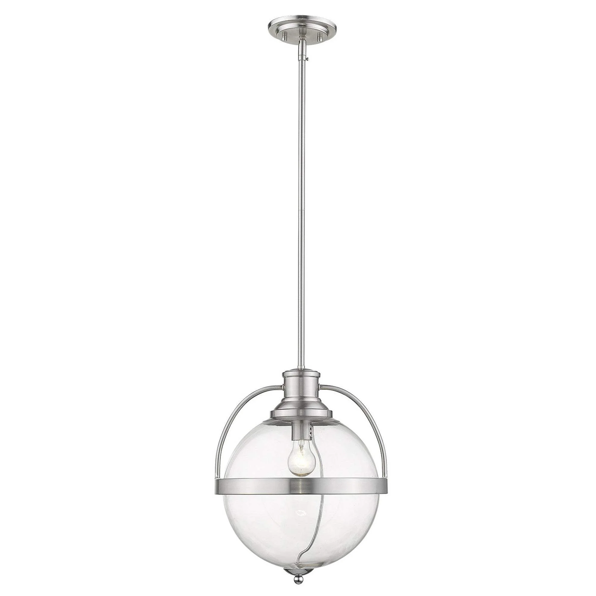 Kassian 1-Light Satin Nickel Pendant - Image 5