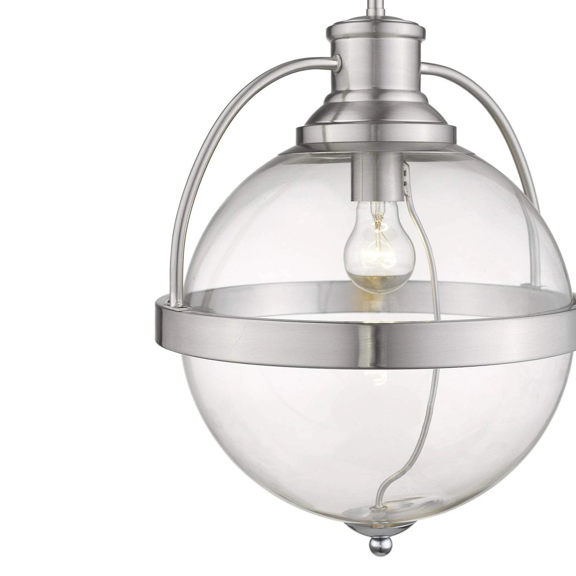Kassian 1-Light Satin Nickel Pendant - Image 6