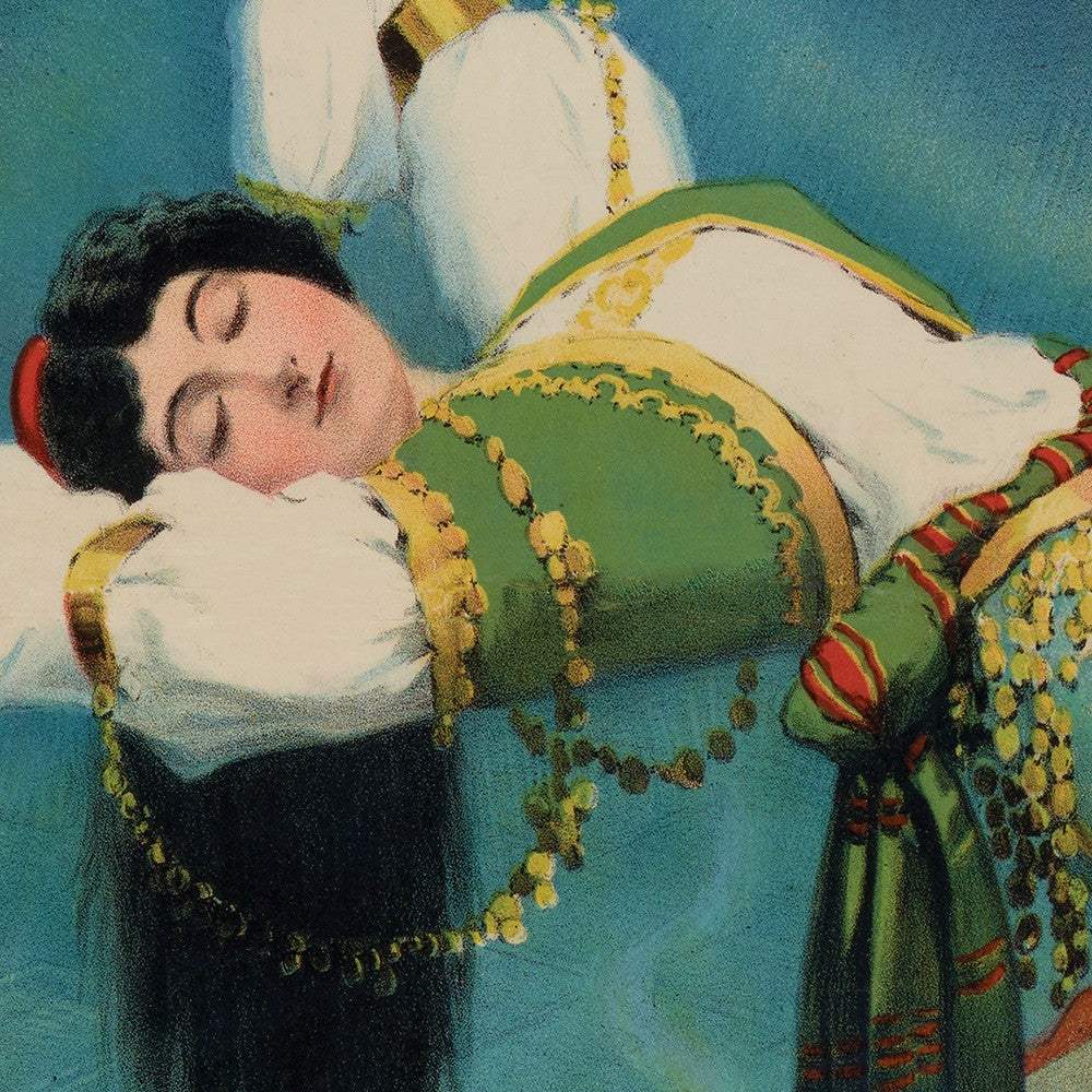 Kellar Levitation Vintage Magic Unframed Print Wall Art - Image 3