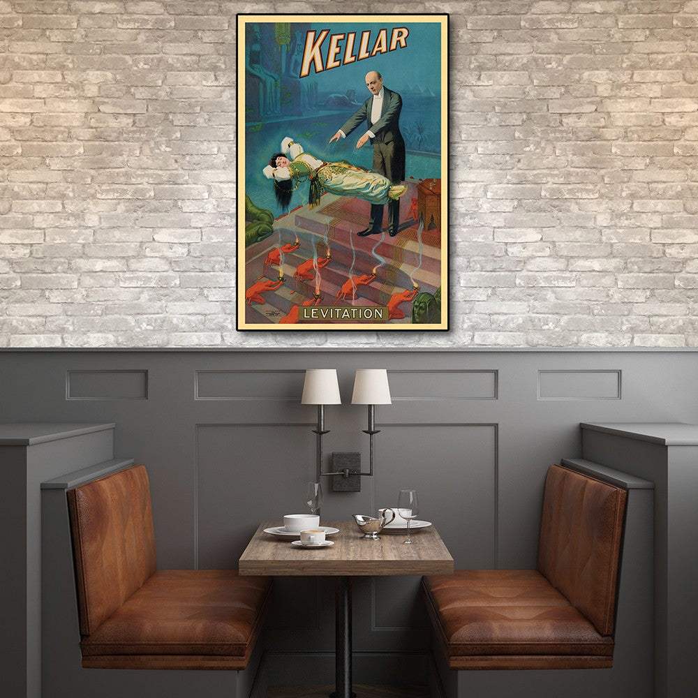 Kellar Levitation Vintage Magic Unframed Print Wall Art - Image 5