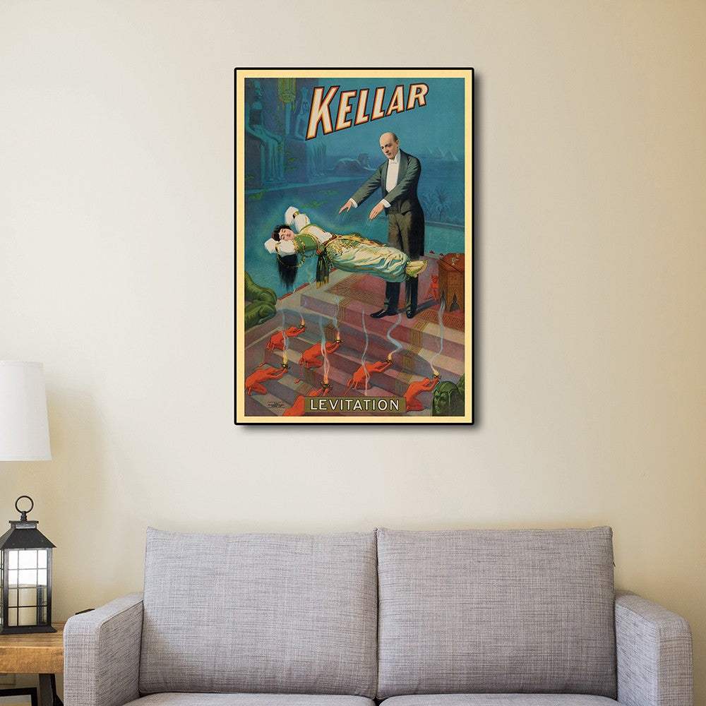 Kellar Levitation Vintage Magic Unframed Print Wall Art - Image 6