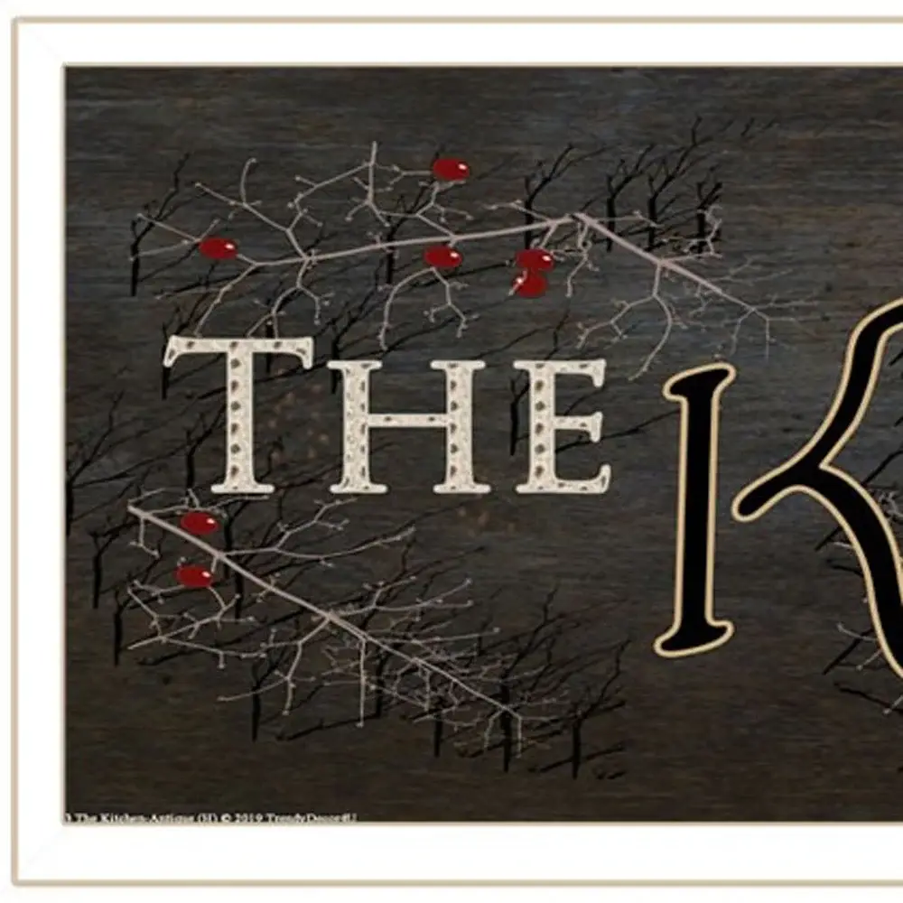 Kitchen is the Heart of the Home 11 White Framed Print Kitchen Wall Art - Image 3