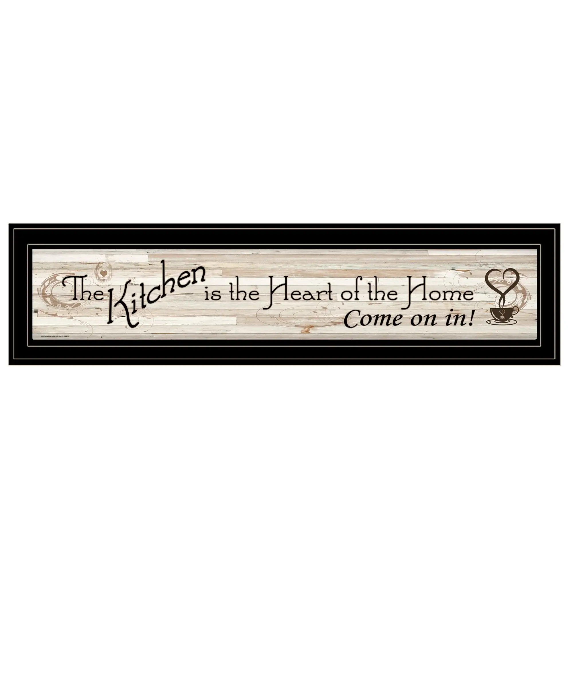 Kitchen is the Heart of the Home 14 Black Framed Print Kitchen Wall Art - Image 2