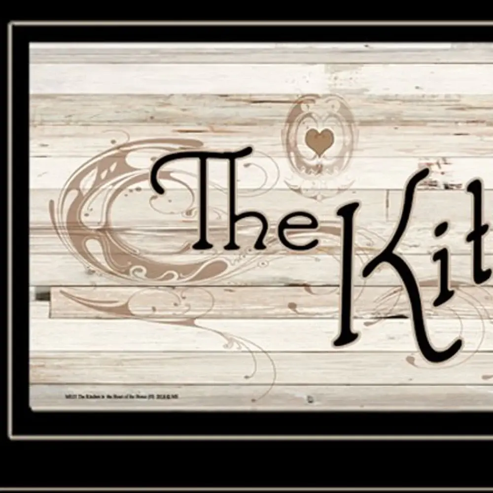 Kitchen is the Heart of the Home 14 Black Framed Print Kitchen Wall Art - Image 4