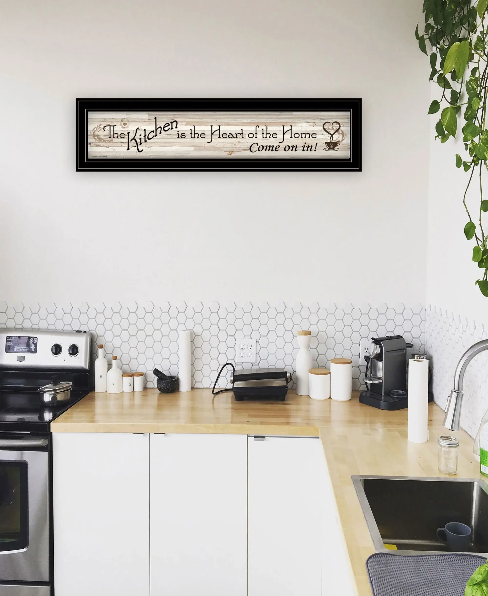 Kitchen is the Heart of the Home 14 Black Framed Print Kitchen Wall Art - Image 5