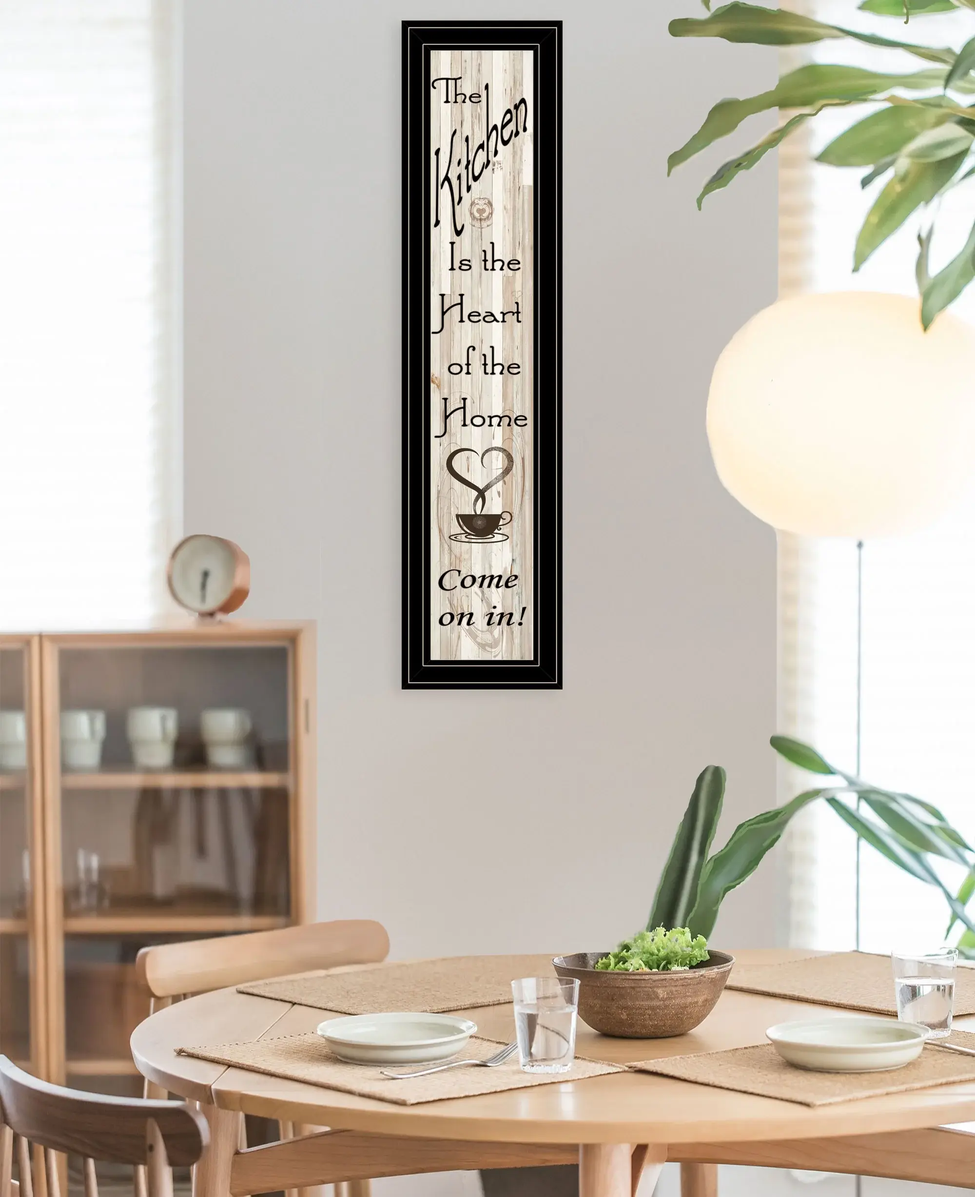Kitchen is the Heart of the Home 18 Black Framed Print Kitchen Wall Art - Image 4