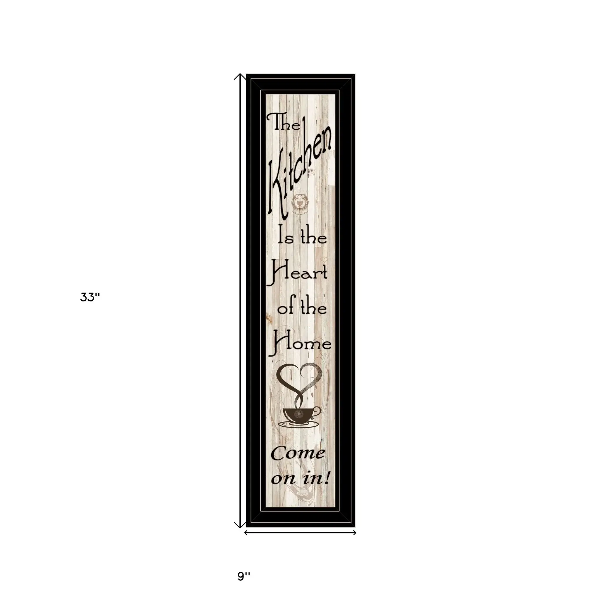 Kitchen is the Heart of the Home 18 Black Framed Print Kitchen Wall Art - Image 5