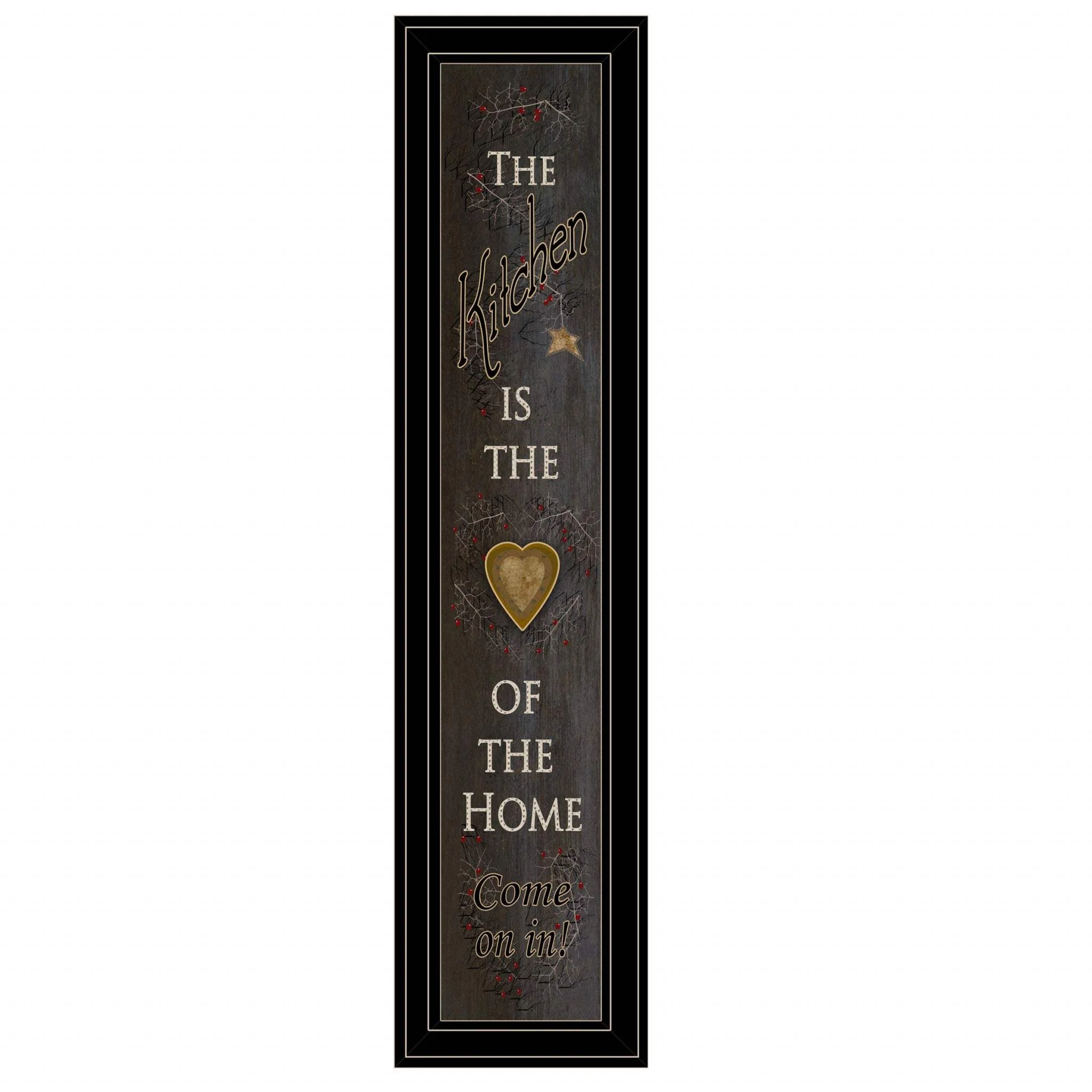 Kitchen is the Heart of the Home 20 Black Framed Print Kitchen Wall Art - Image 2