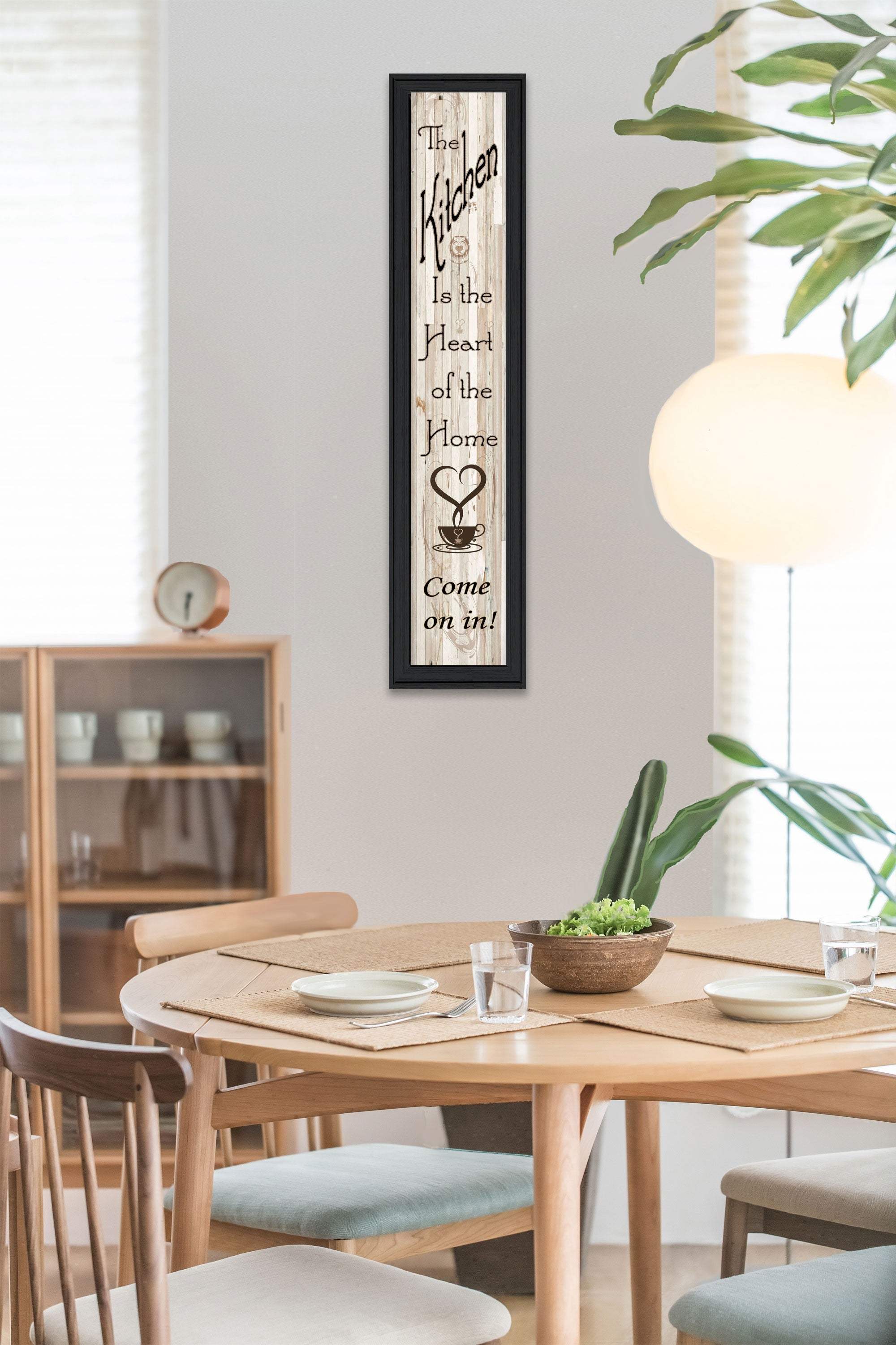 Kitchen Is The Heart of The Home 8 Black Framed Print Kitchen Wall Art - Image 4