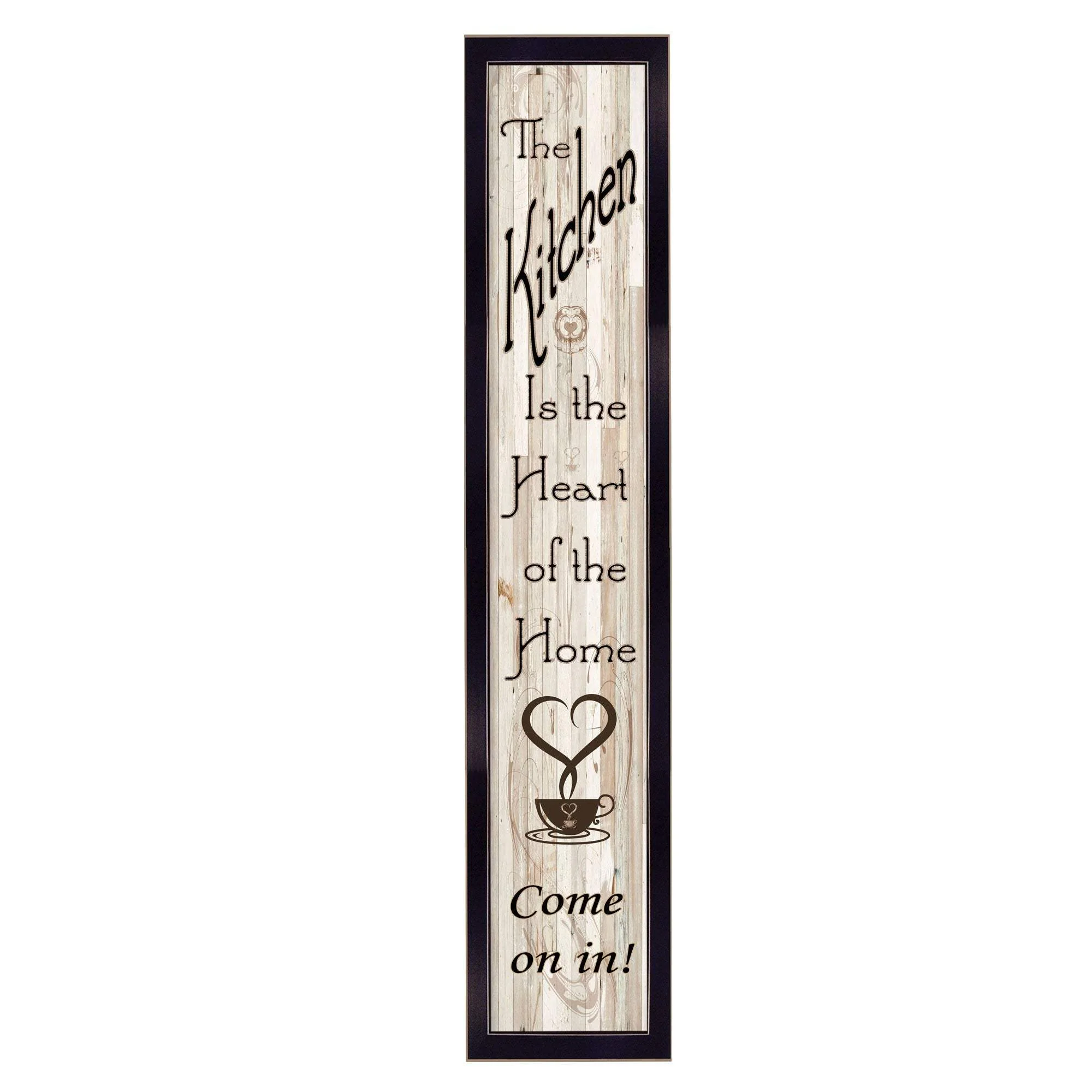 Kitchen Is The Heart of The Home 9 Black Framed Print Kitchen Wall Art - Image 2