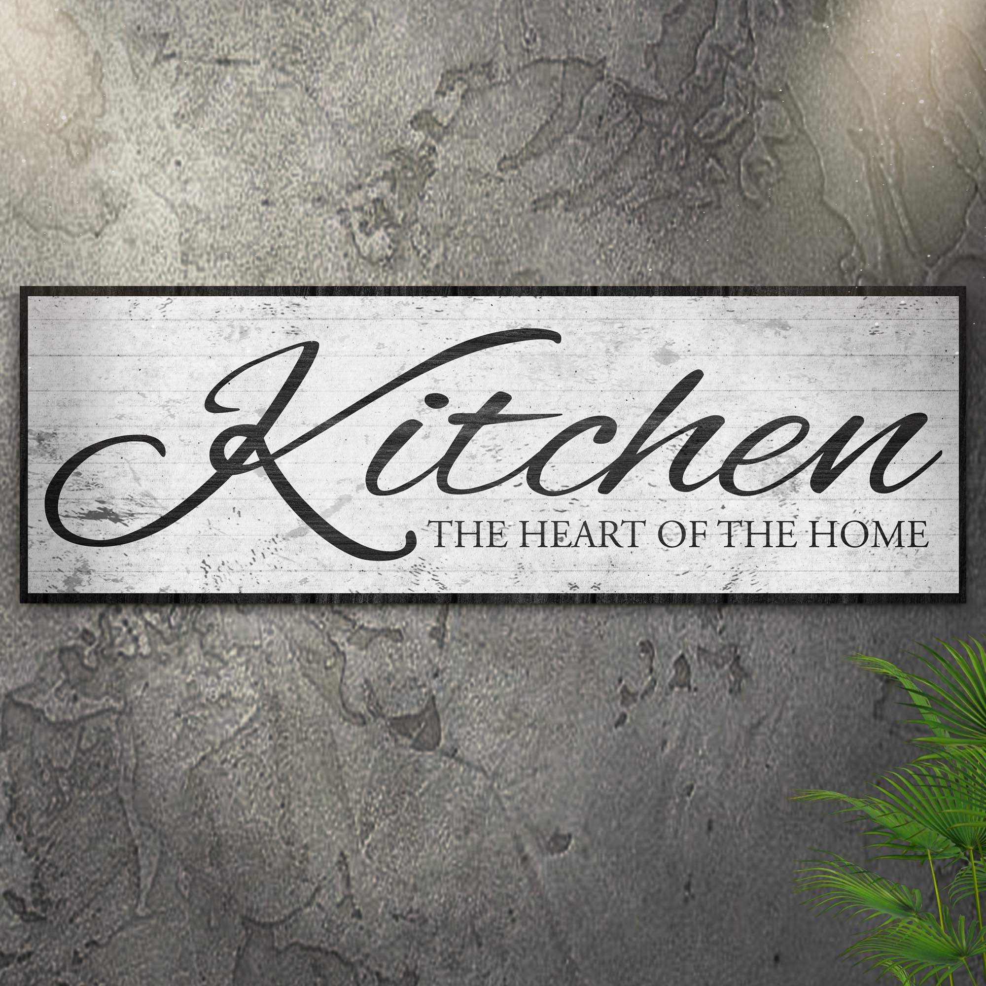 Kitchen Is The Heart Of The Home Sign II - Image 2