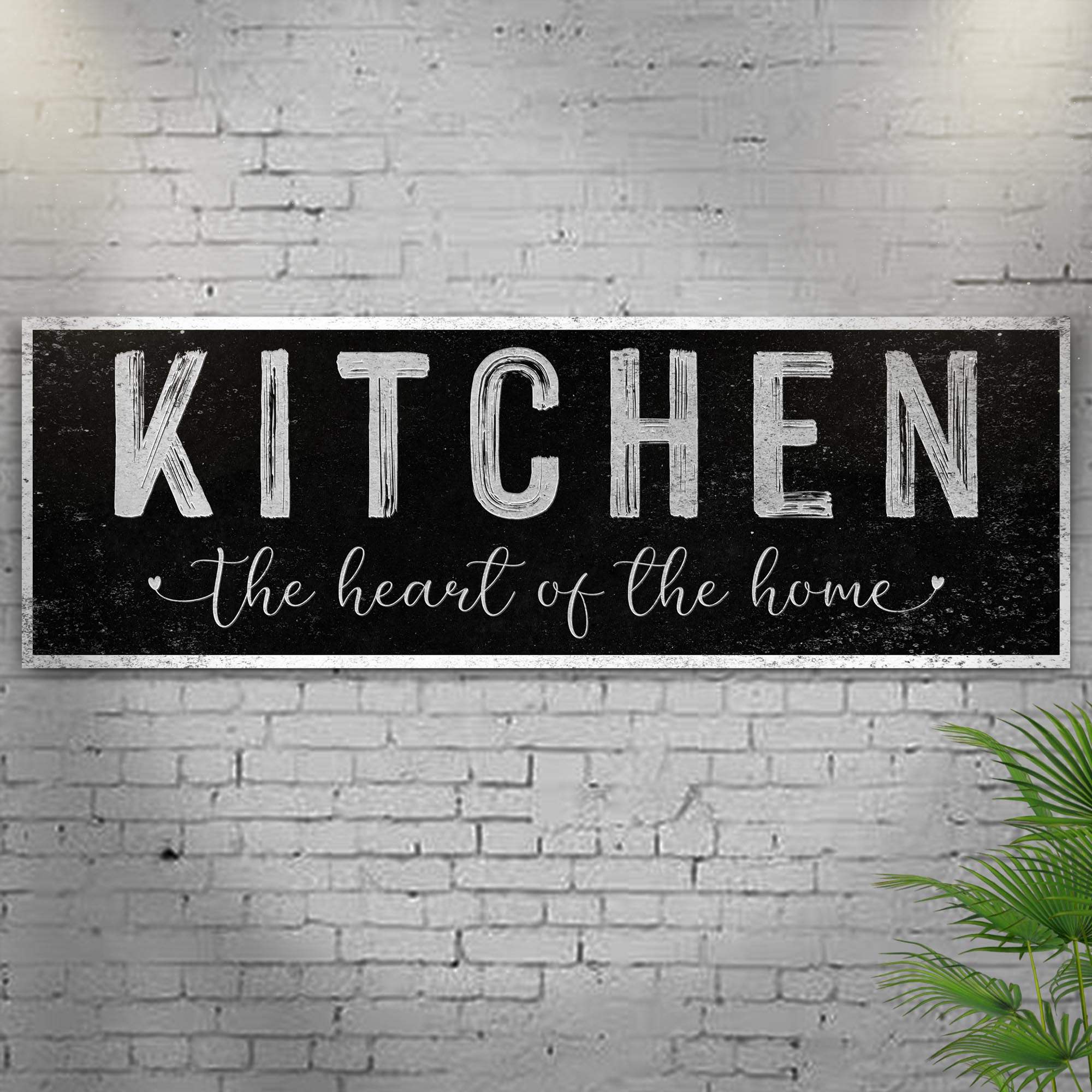 Kitchen Is The Heart Of The Home Sign III - Image 2
