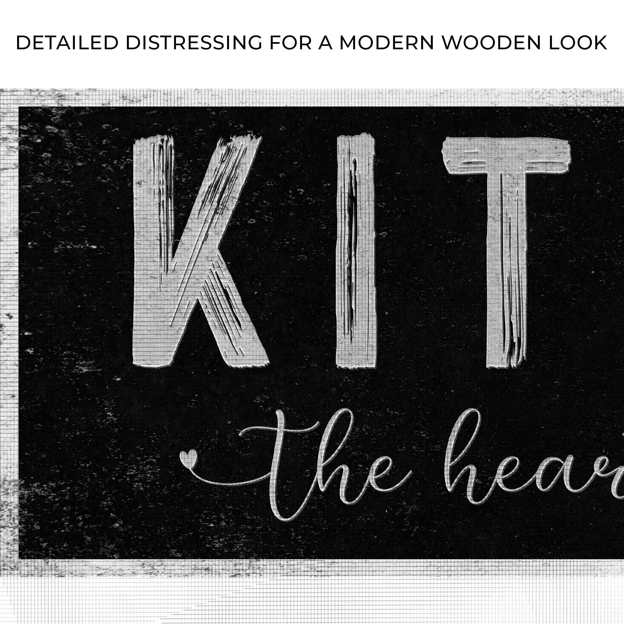 Kitchen Is The Heart Of The Home Sign III - Image 4
