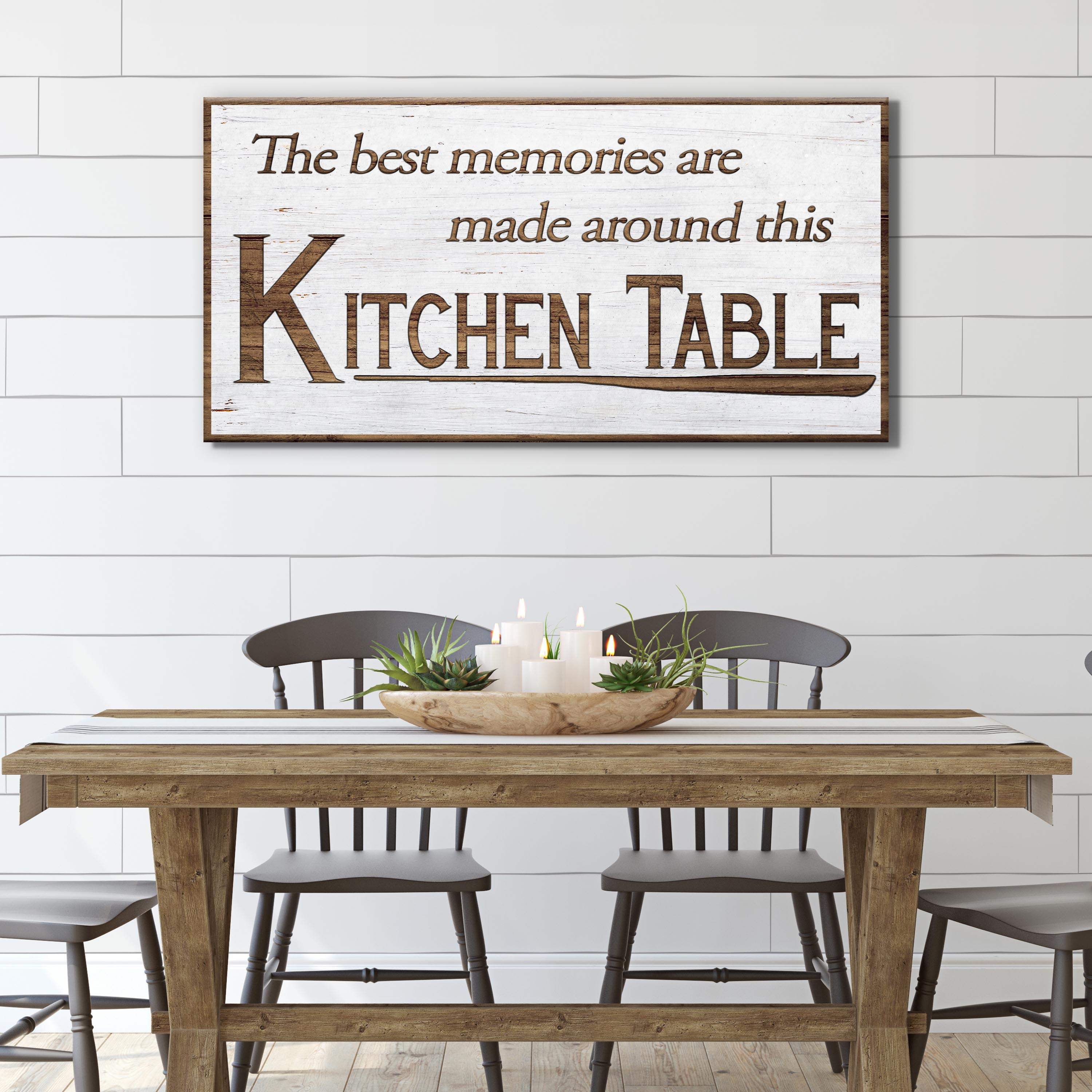 Kitchen Table Wall Art Sign - Image 3