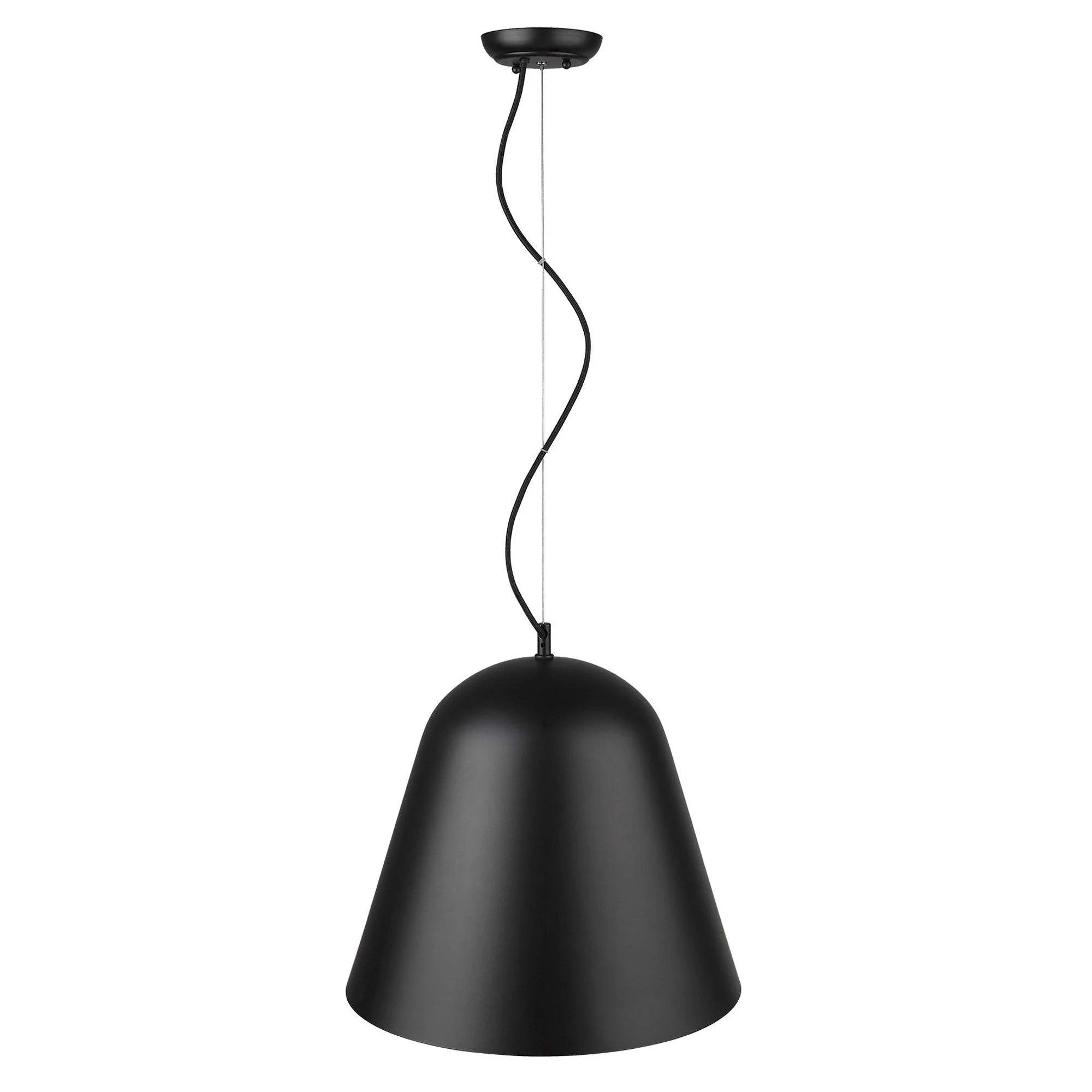Knell 1-Light Matte Black Pendant - Image 4