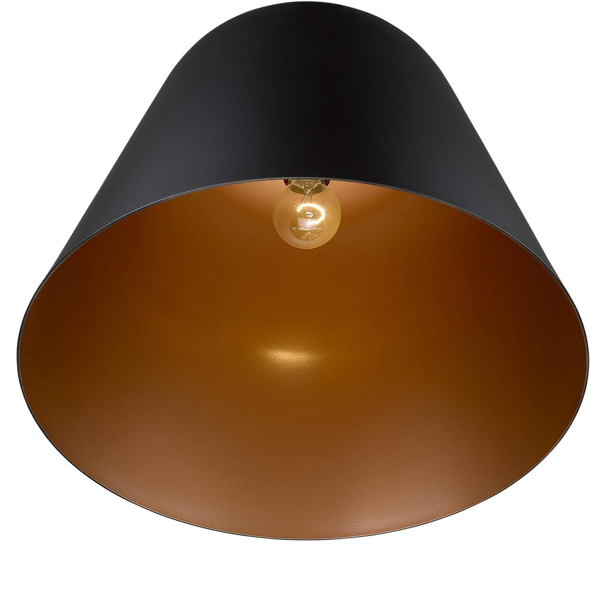 Knell 1-Light Matte Black Pendant - Image 5