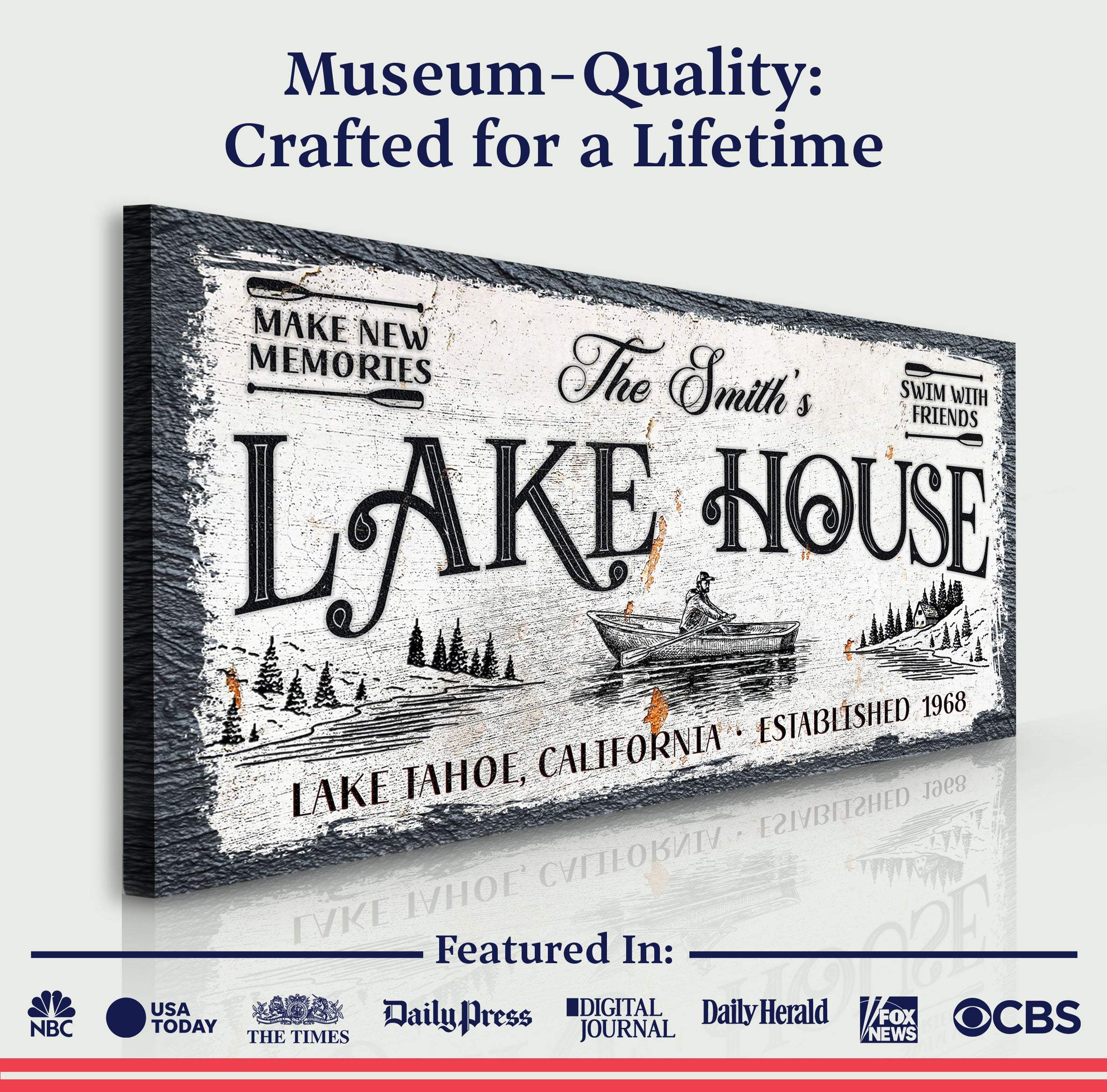 Lake House Sign IX - Image 5