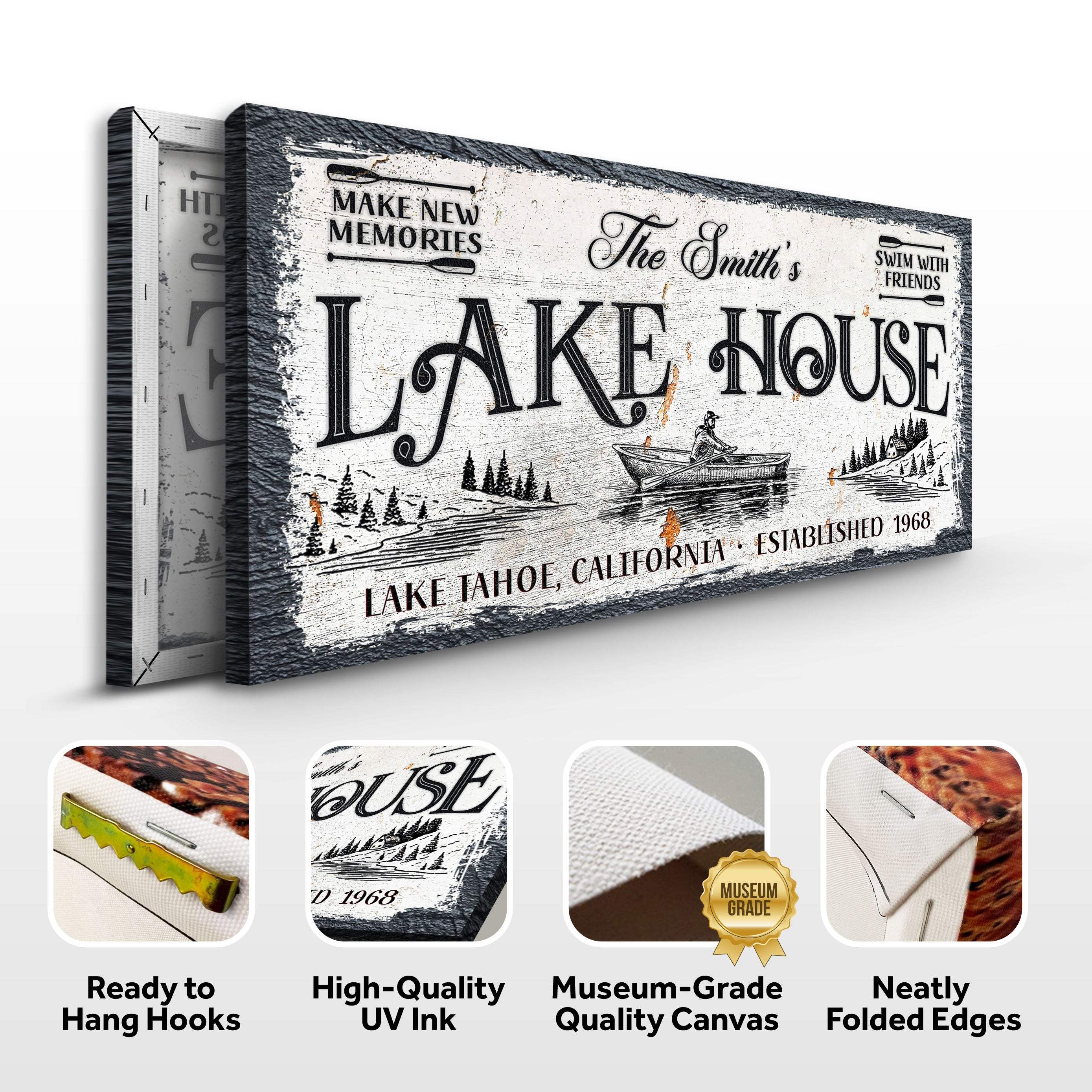 Lake House Sign IX - Image 6