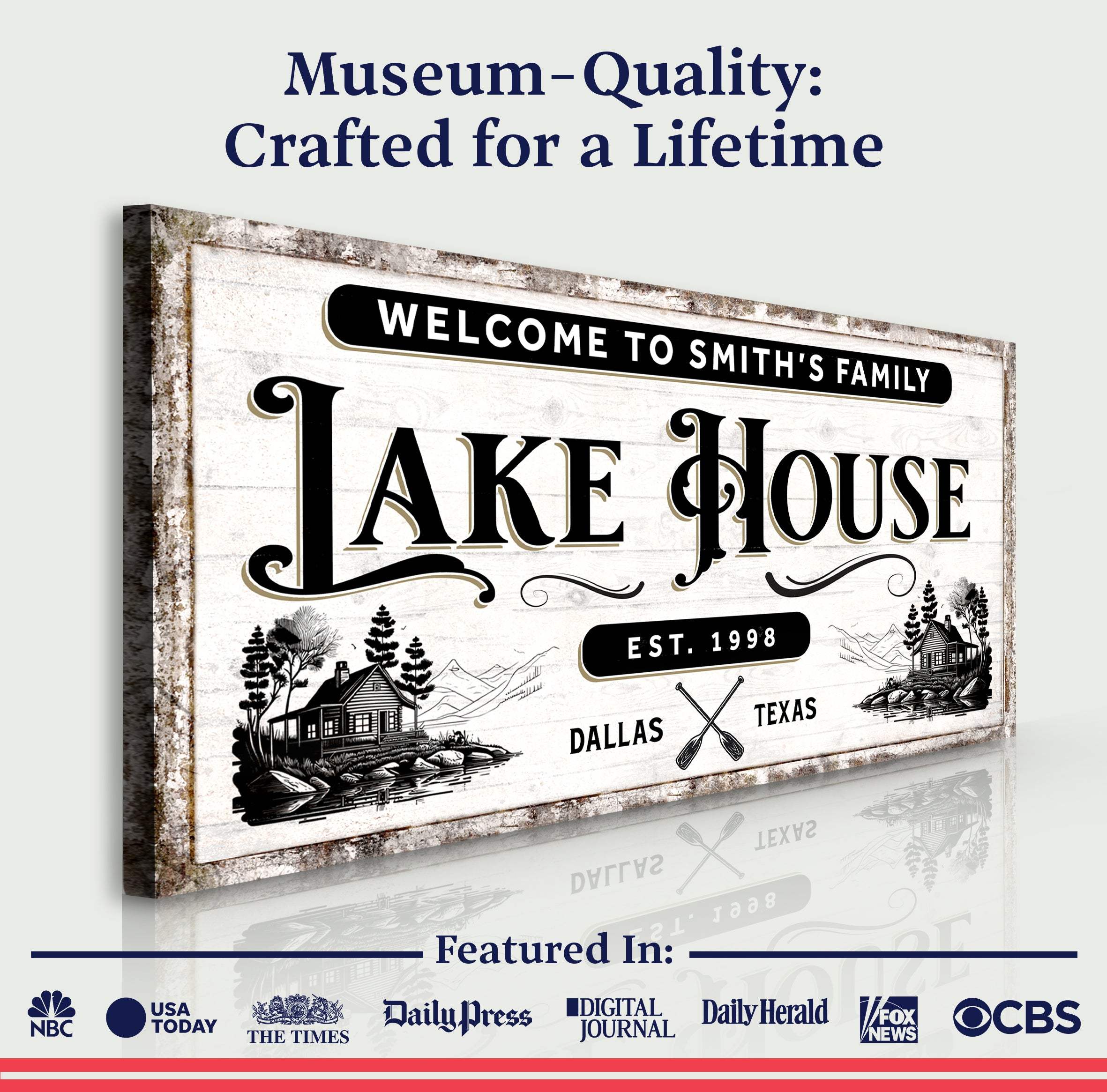 Lake House Sign VIII - Image 5