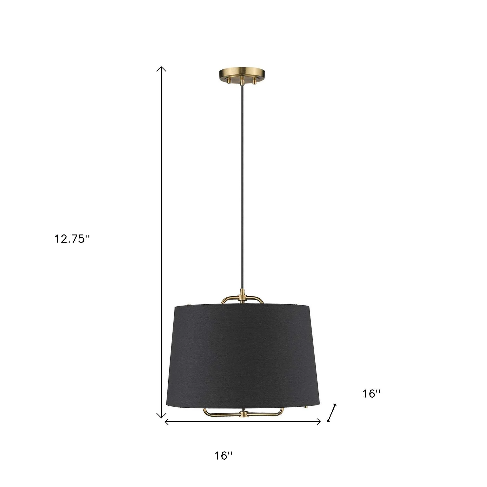 Lamia 1-Light Gold Mini Pendant - Image 8