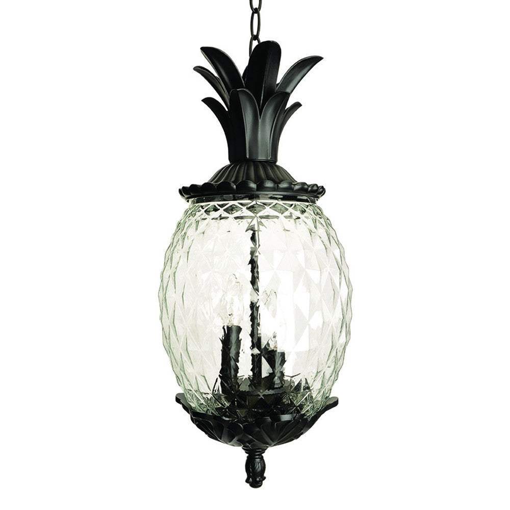Lanai 3-Light Black Coral Hanging Light - Image 3