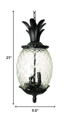 Lanai 3-Light Black Coral Hanging Light - Image 6