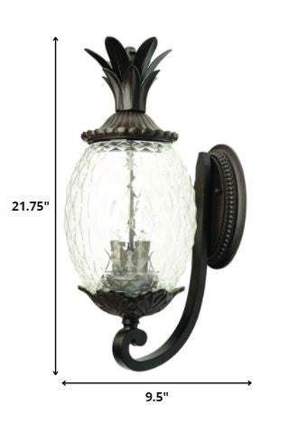 Lanai 3-Light Black Coral Wall Light - Image 5