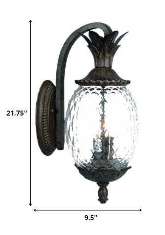 Lanai 3-Light Black Coral Wall Light - Image 5