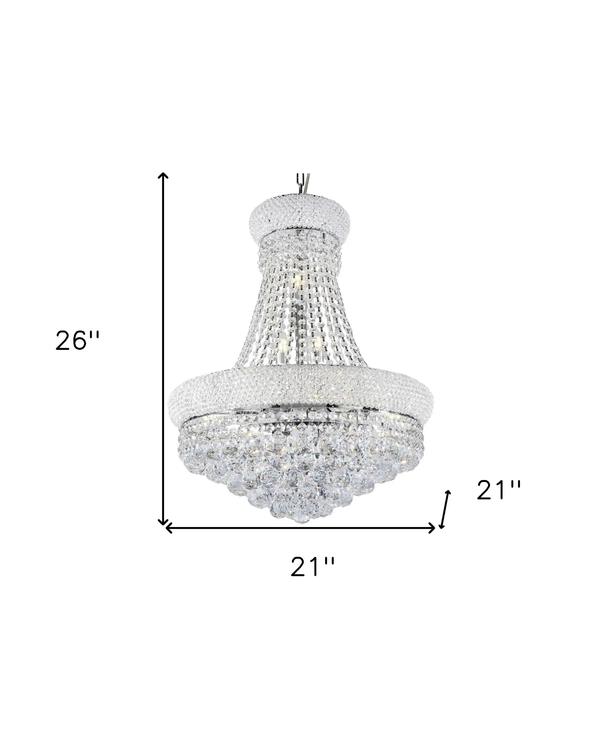 Lantern Empire Transparent Glass Led Ceiling Light With Clear Shades - Image 4