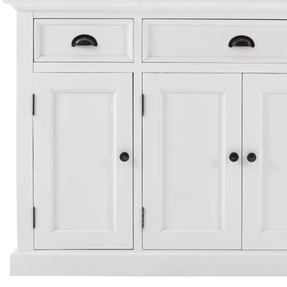Large Modern Farmhouse White Cabinet - Image 6