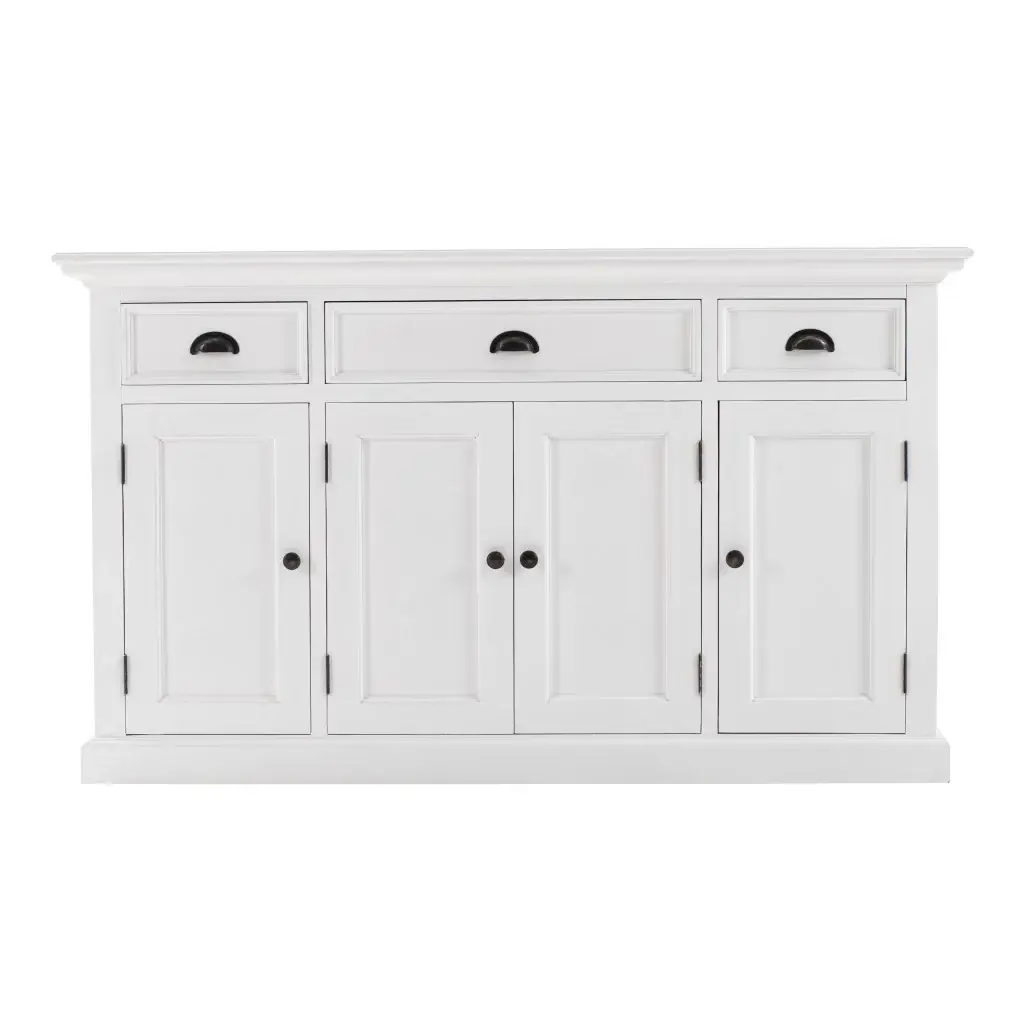 Large Modern Farmhouse White Cabinet - Image 7