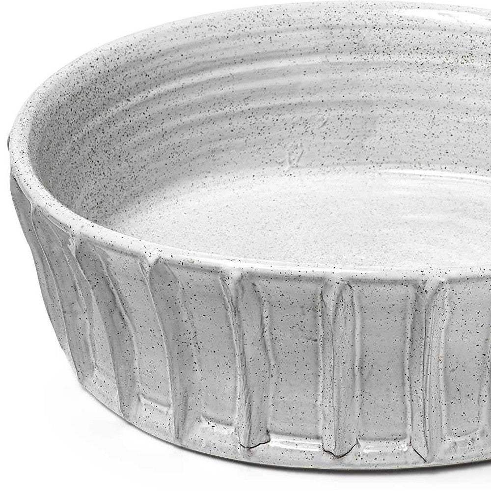 Large White Ceramic Bowl - Image 5