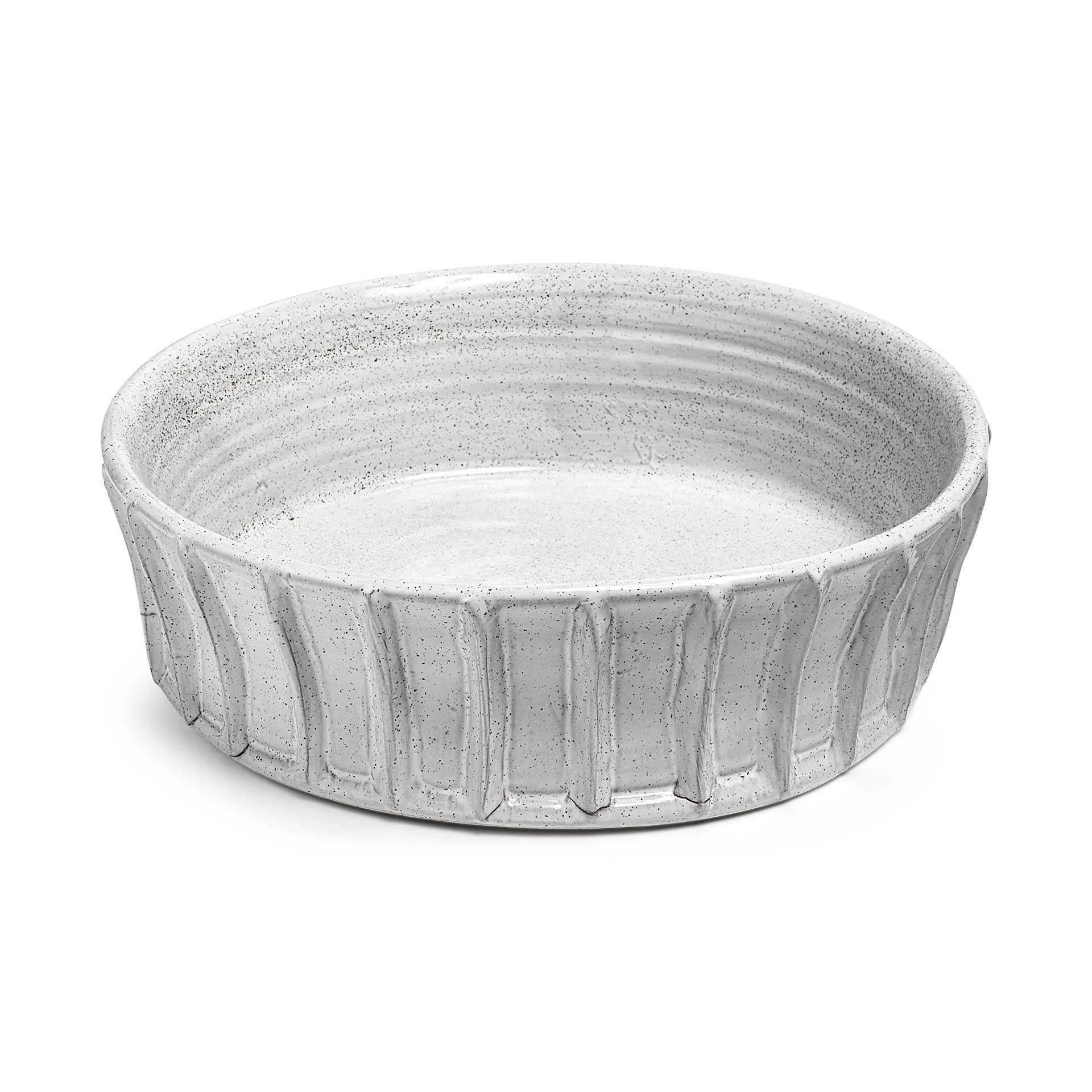 Large White Ceramic Bowl - Image 6