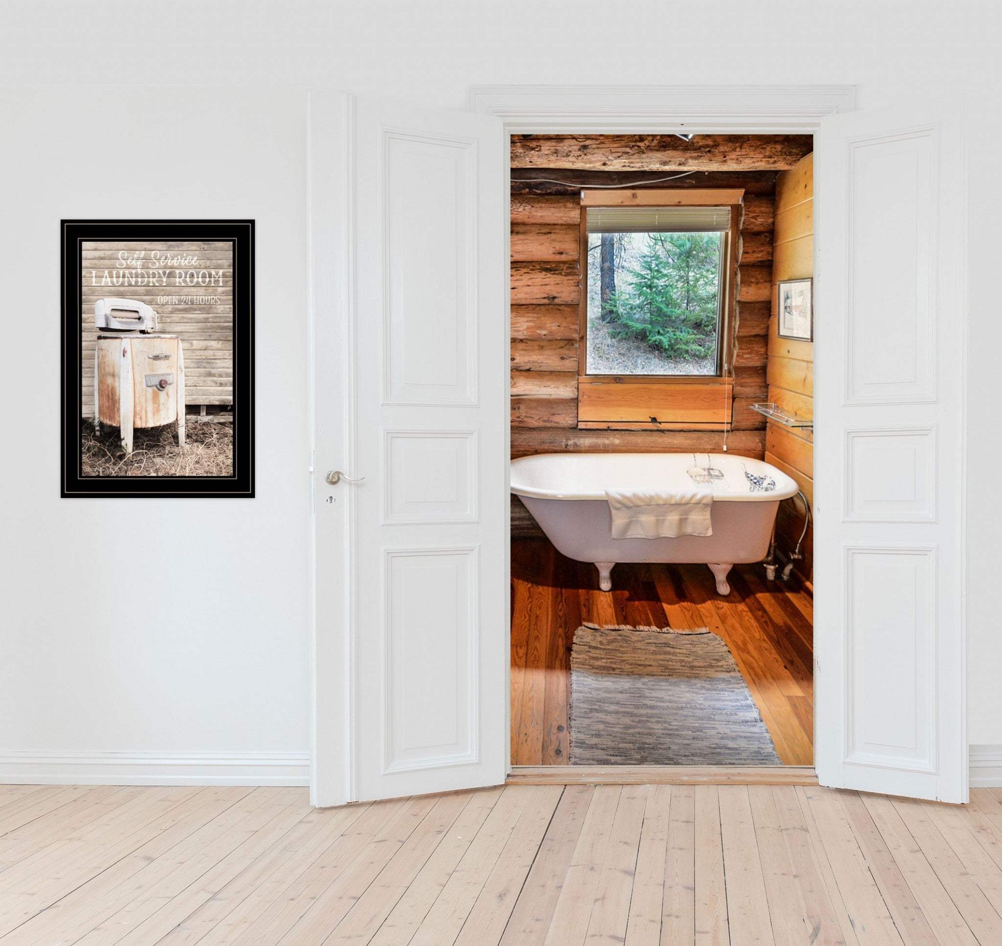 Laundry Room 2 Black Framed Print Bathroom Wall Art - Image 4