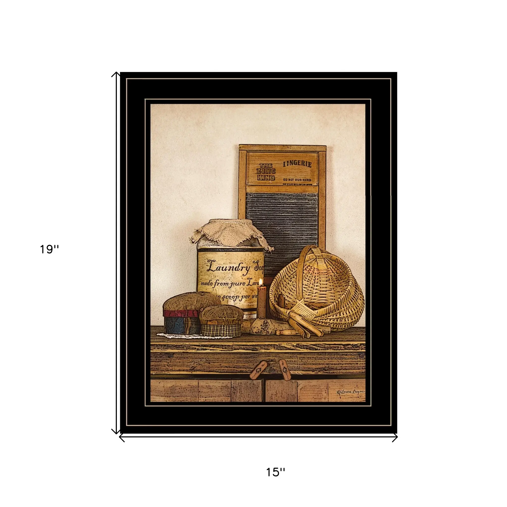 Laundry Soap 2 Black Framed Print Bathroom Wall Art - Image 4