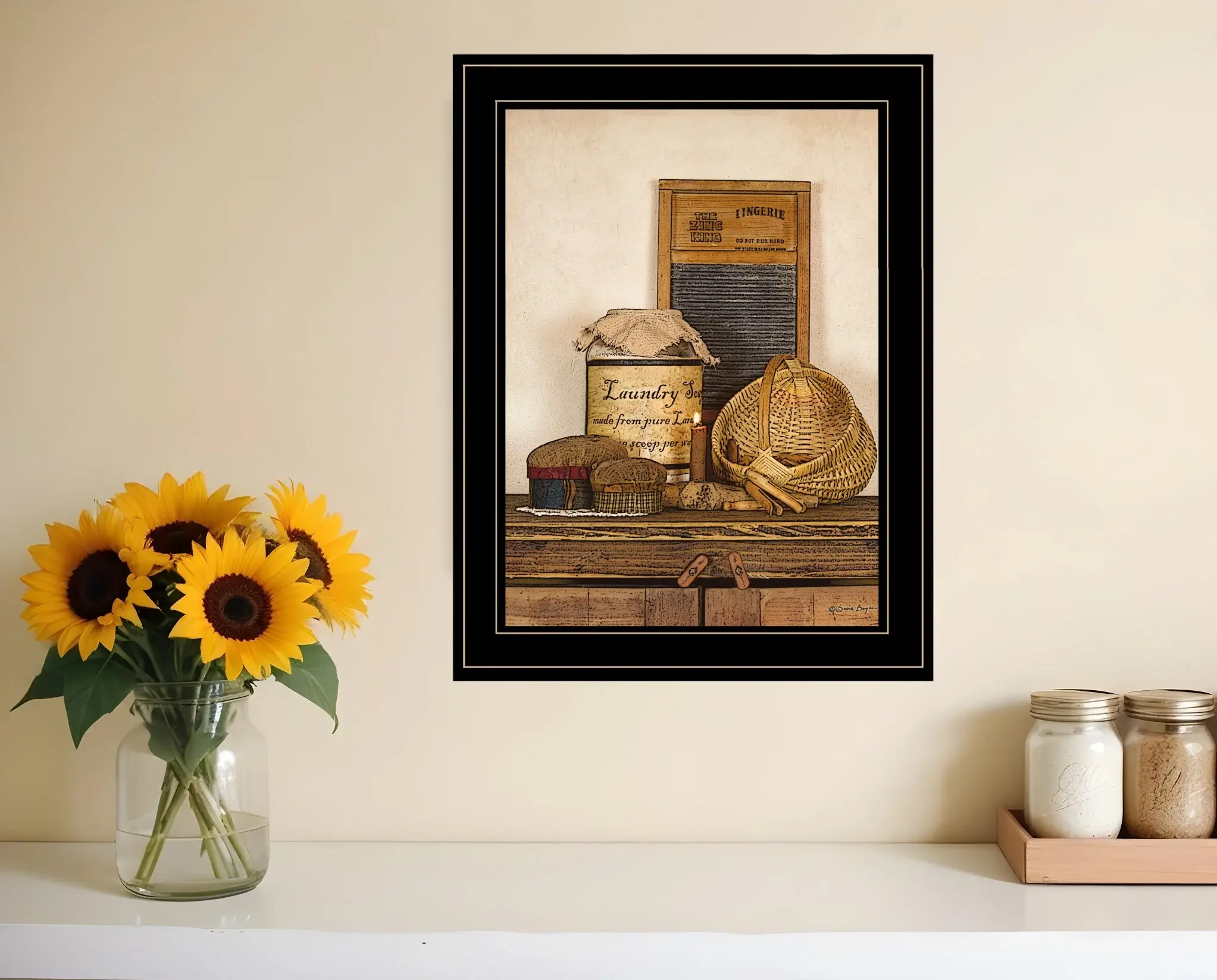Laundry Soap 2 Black Framed Print Bathroom Wall Art - Image 5