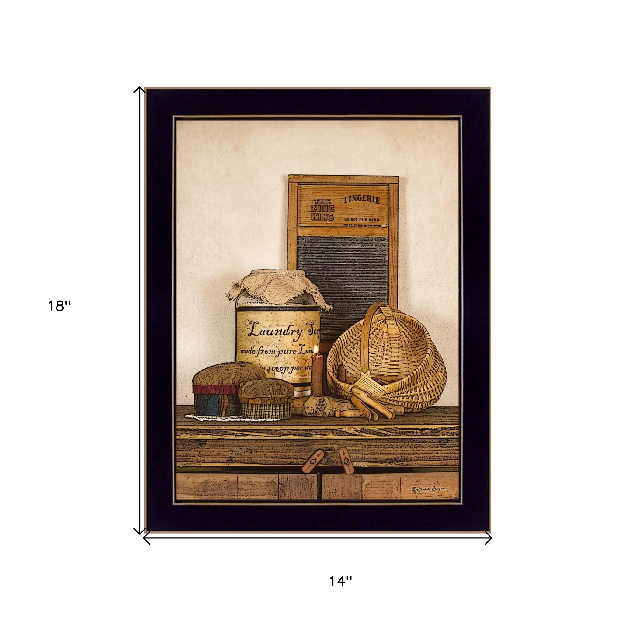 Laundry Soap 3 Black Framed Print Bathroom Wall Art - Image 5