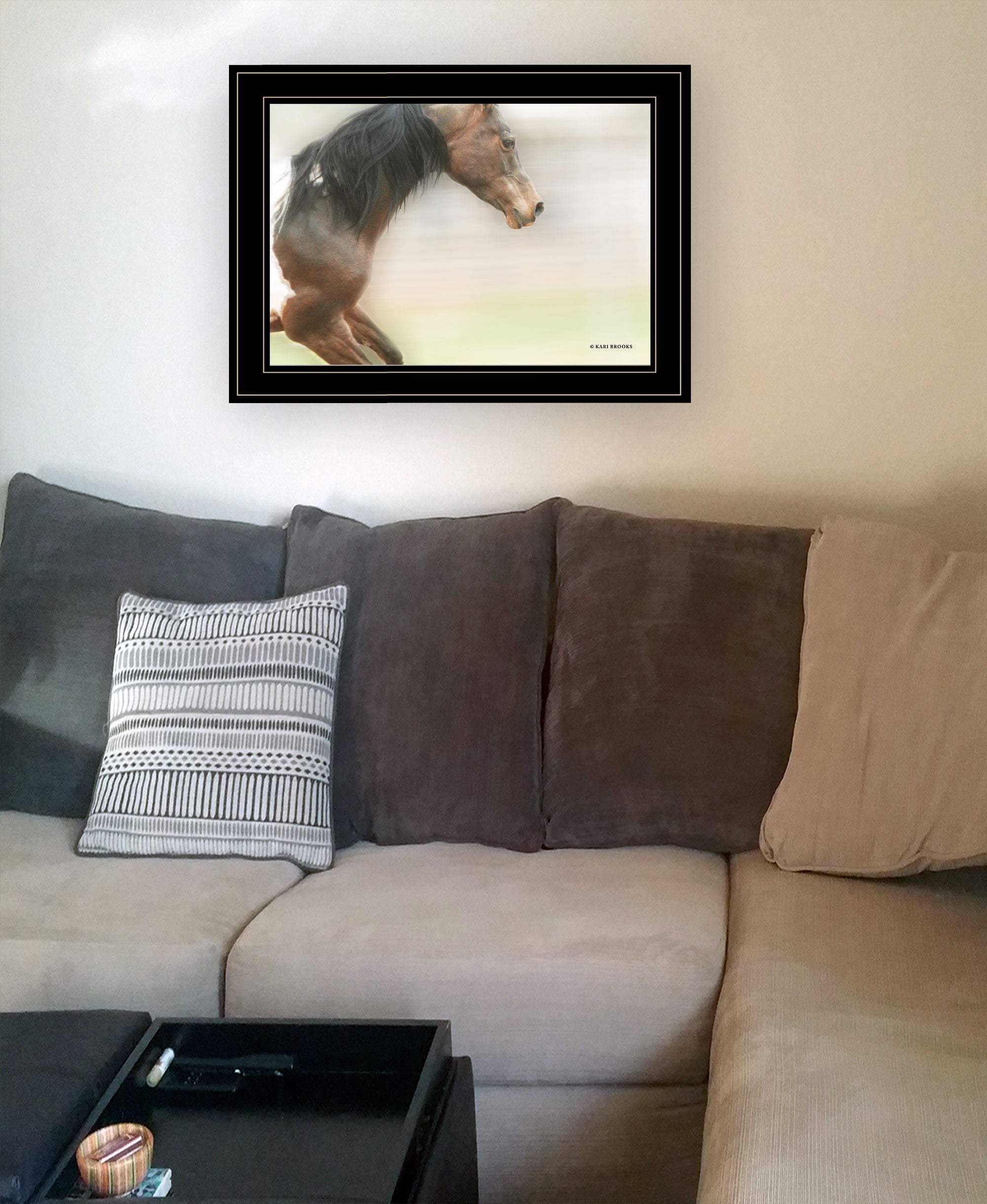 Leap Of Faith 3 Black Framed Print Wall Art - Image 4