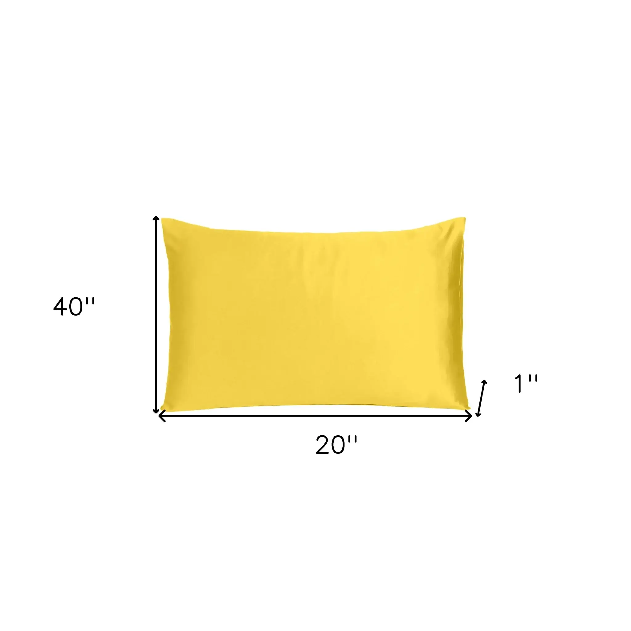 Lemon Dreamy Set Of 2 Silky Satin King Pillowcases - Image 8