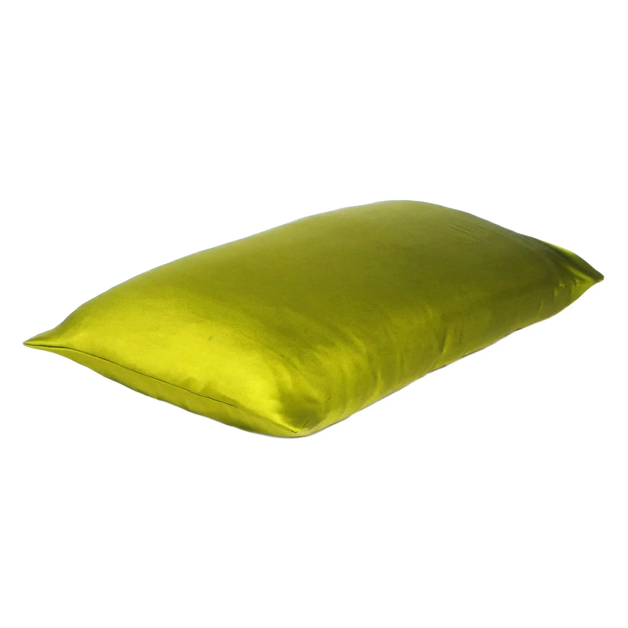 Lemongrass Dreamy Set Of 2 Silky Satin Queen Pillowcases - Image 3