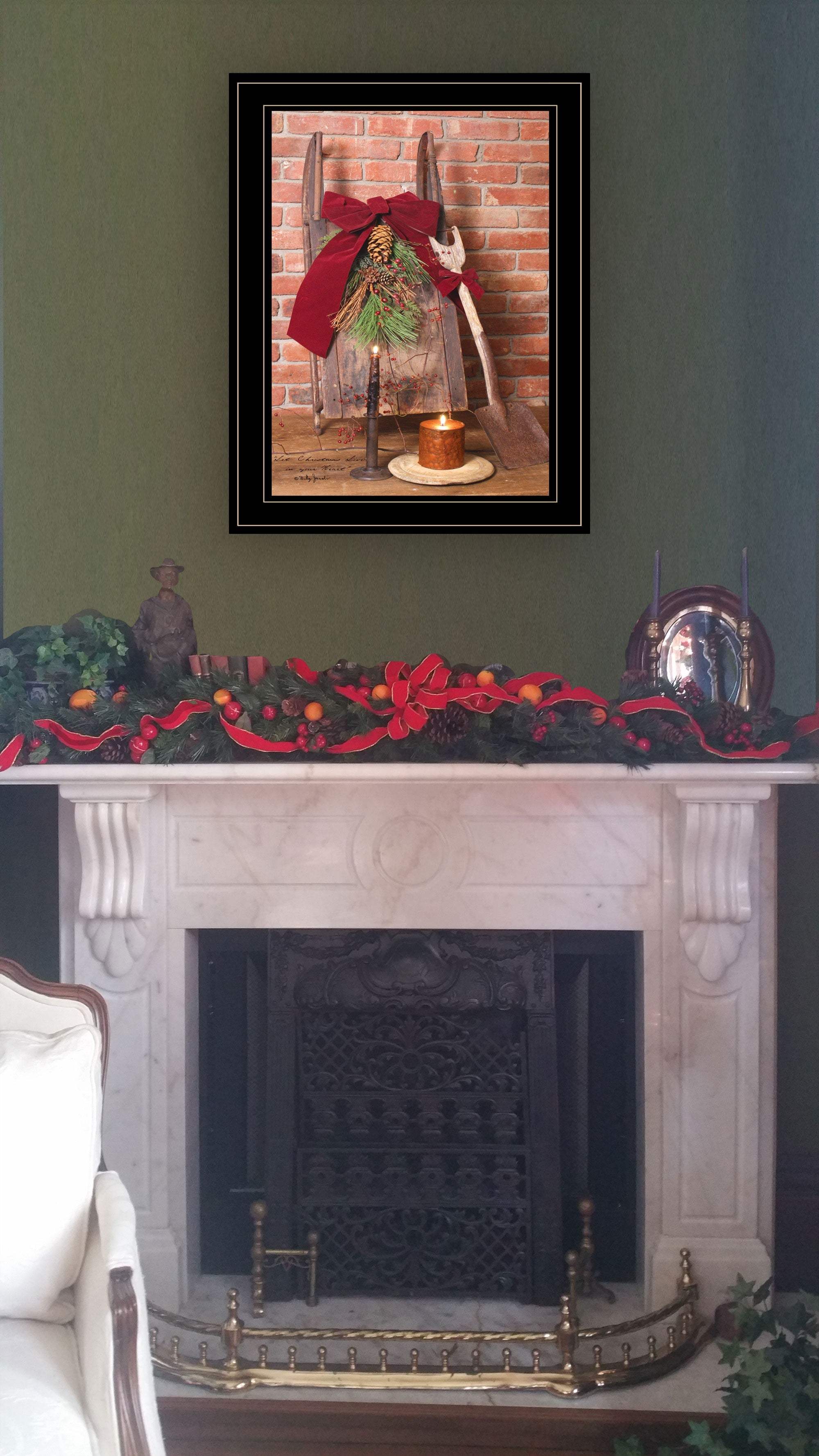 Let Christmas Live 2 Black Framed Print Wall Art - Image 4