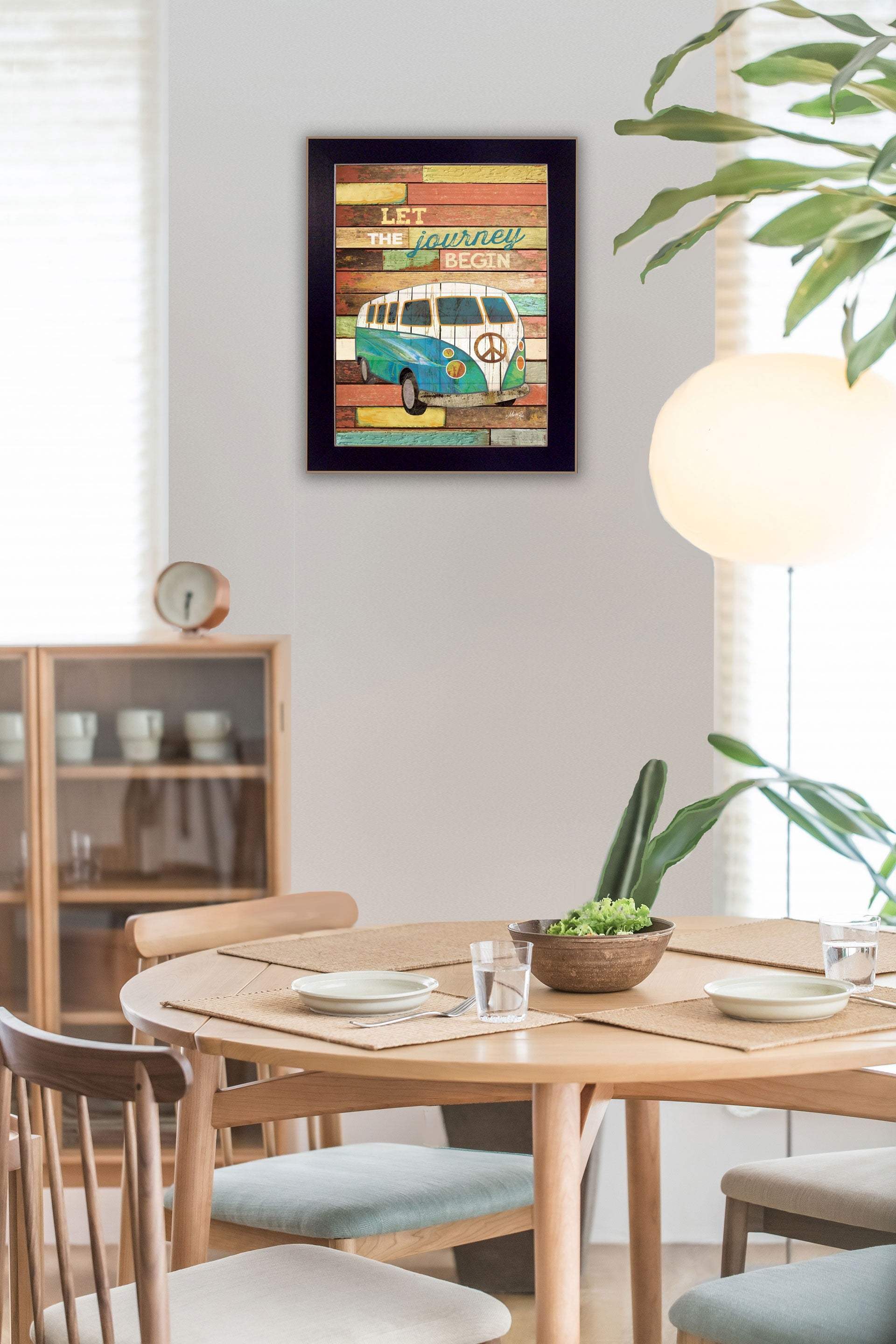 Let the Journey Begin Black Framed Print Wall Art - Image 4
