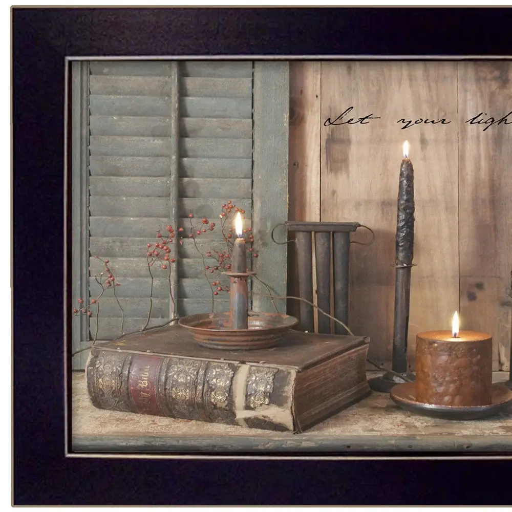 Let your Light Shine Black Framed Print Wall Art - Image 4