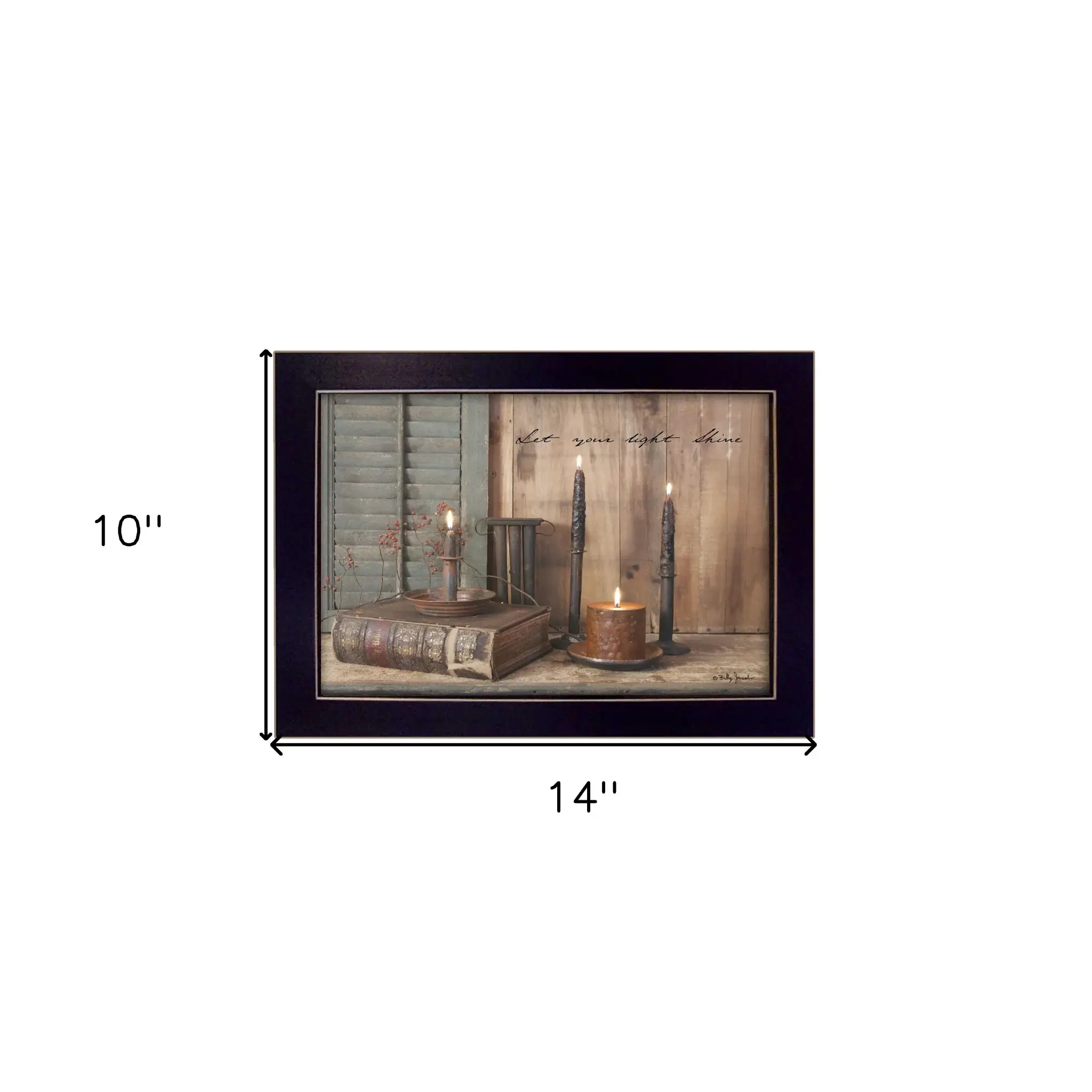 Let your Light Shine Black Framed Print Wall Art - Image 5