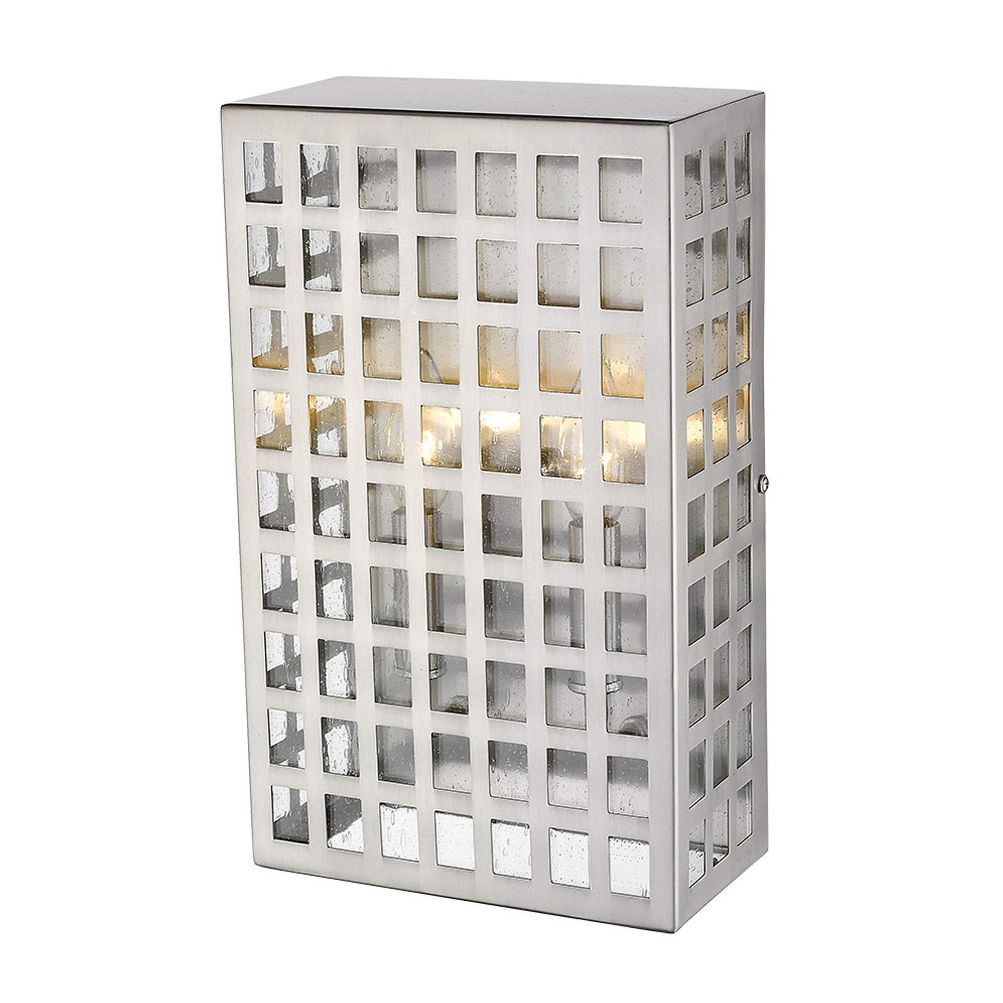 Letzel 2-Light Satin Nickel ADA Wall Sconce - Image 5