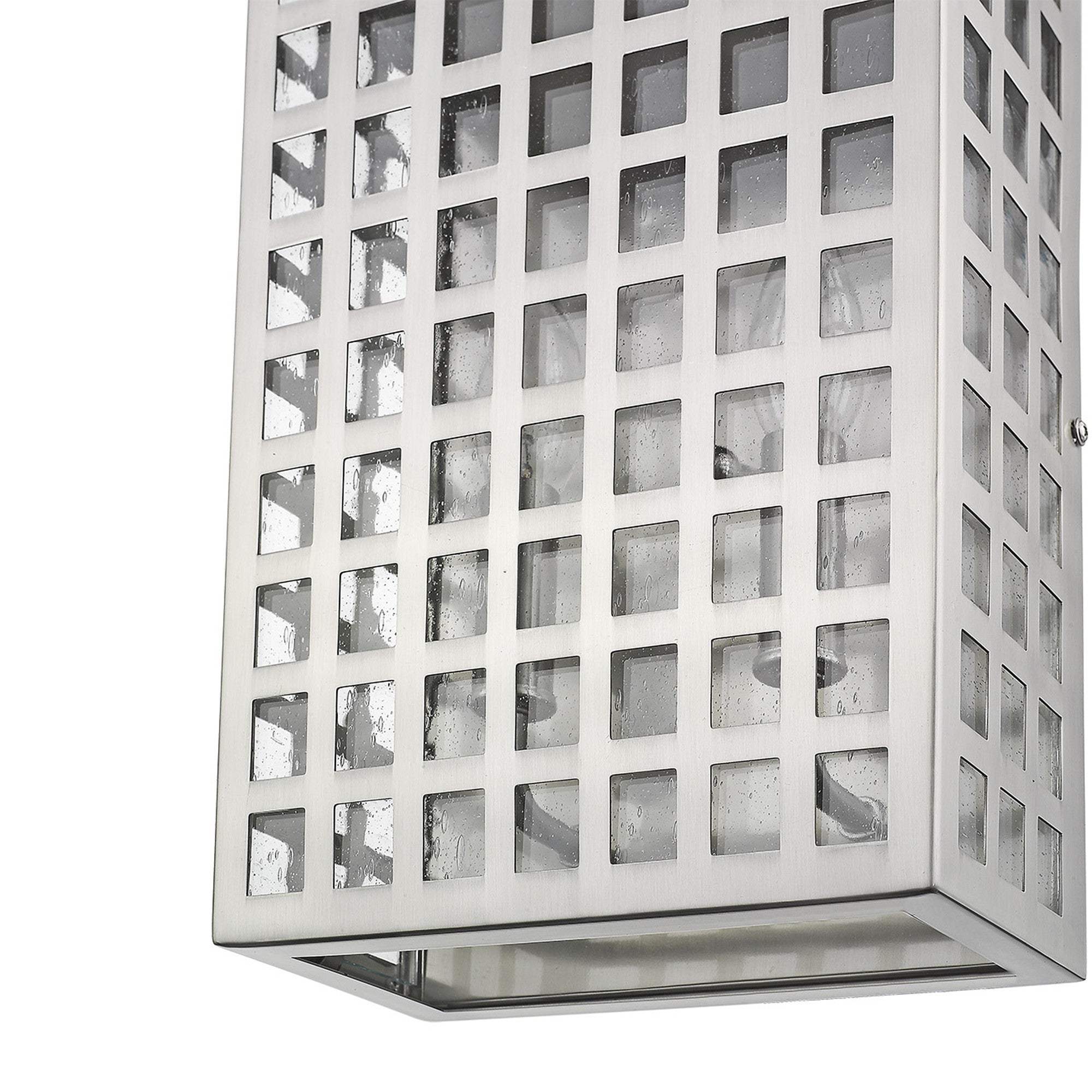 Letzel 2-Light Satin Nickel ADA Wall Sconce - Image 7