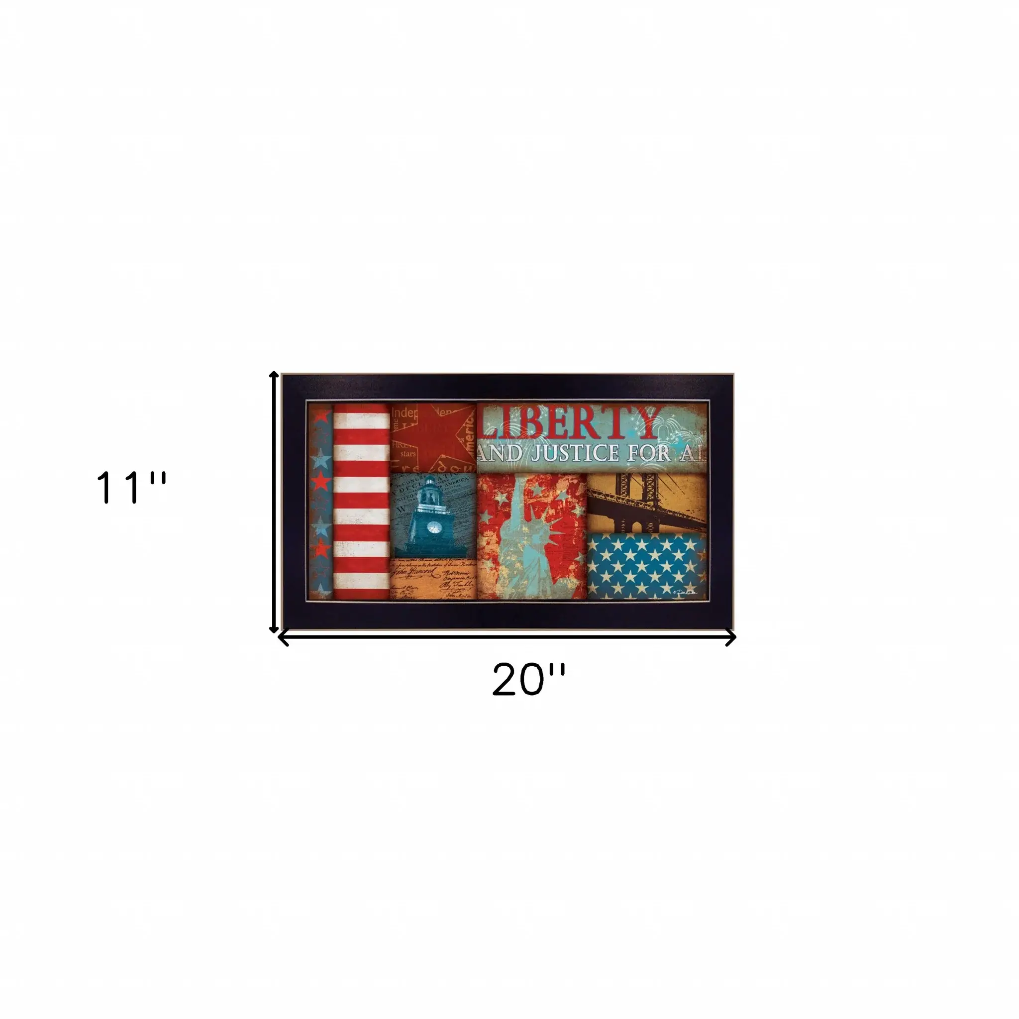 Liberty Black Framed Print Wall Art - Image 6