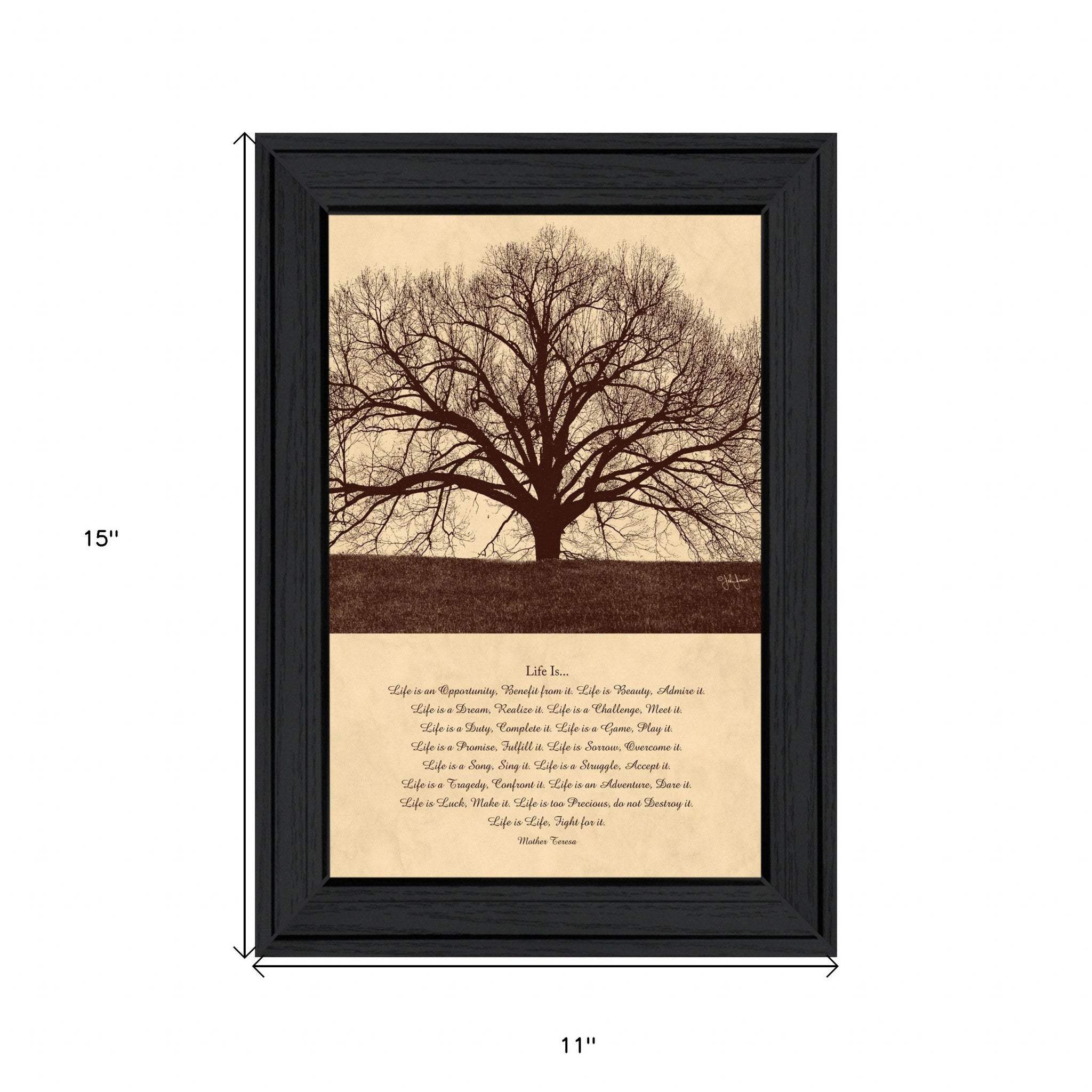 Life Is 6 Black Framed Print Wall Art - Image 5