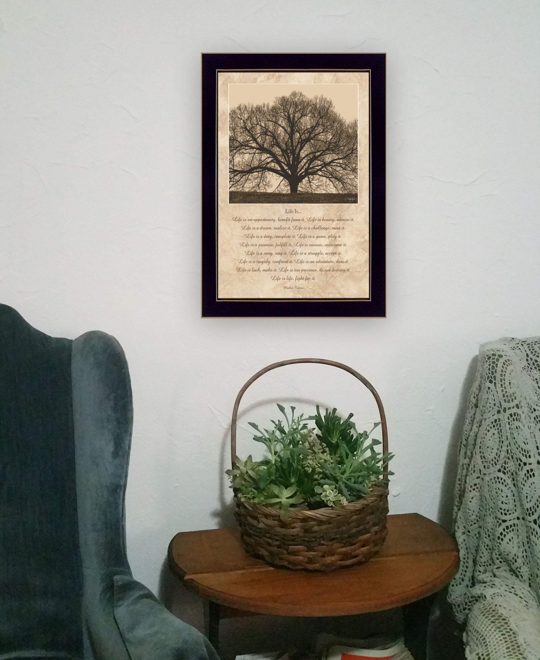 Life Is 8 Black Framed Print Wall Art - Image 4