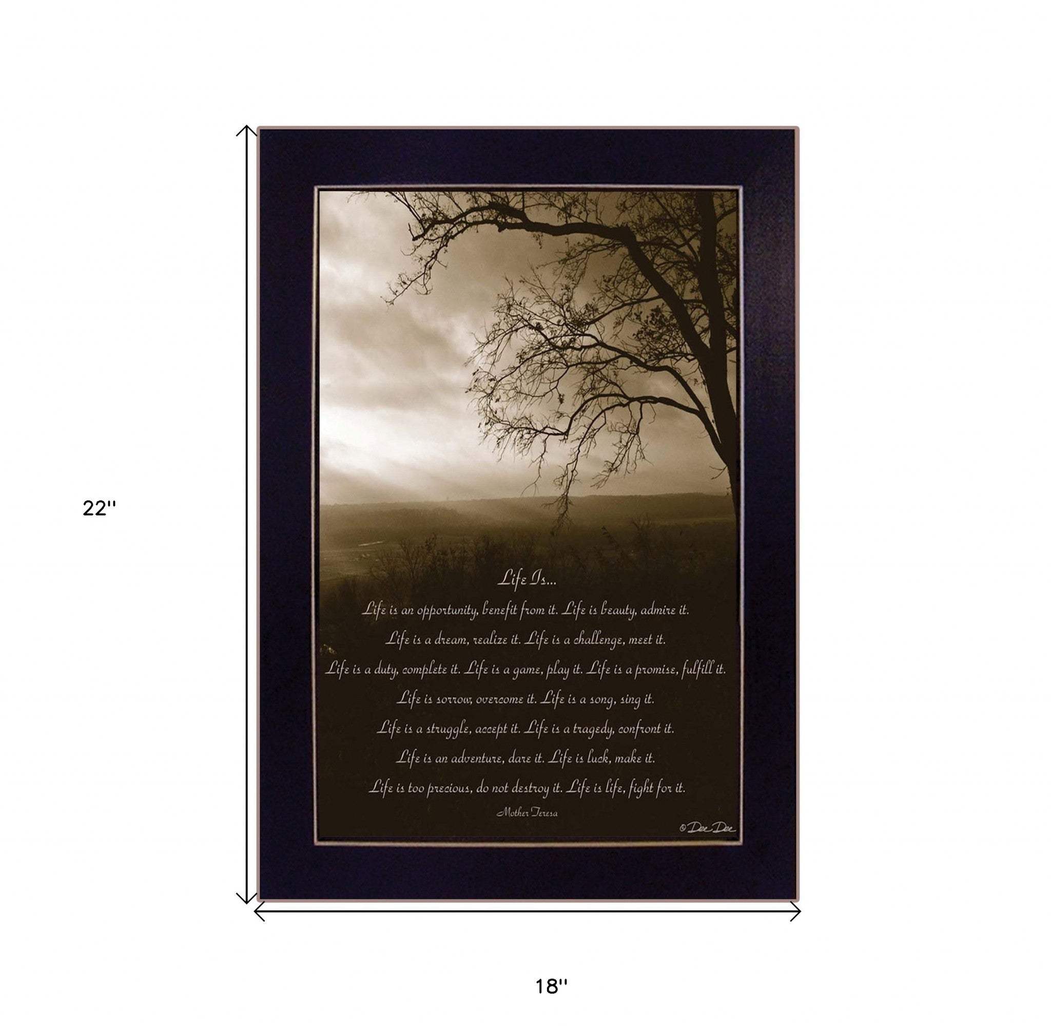 Life Is 9 Black Framed Print Wall Art - Image 5